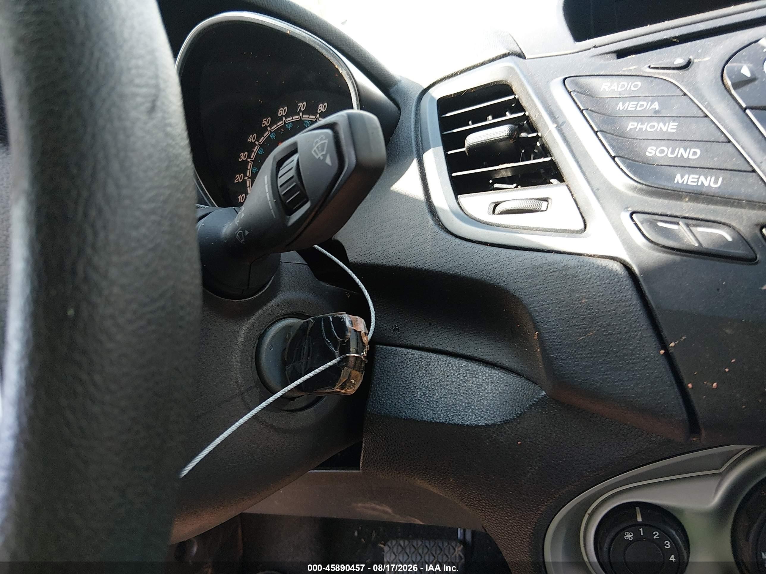 2019 Ford Fiesta Se Silver vin: 3FADP4BJ9KM155632