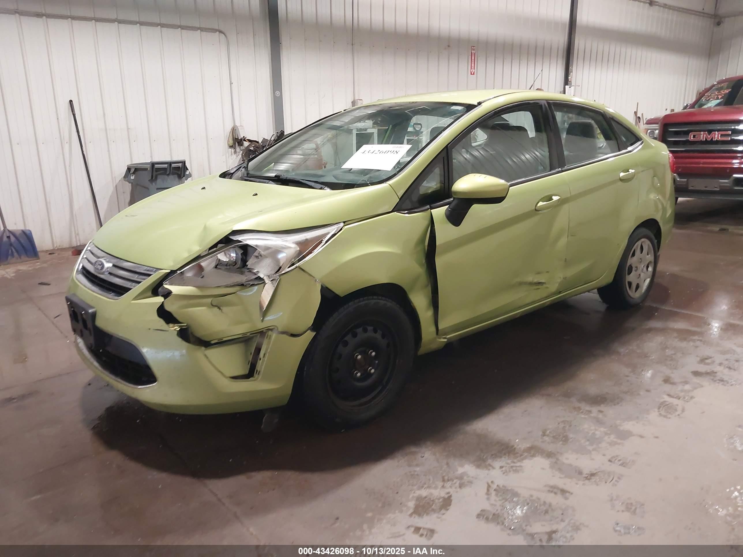 2011 Ford Fiesta Se Green vin: 3FADP4BJXBM109016