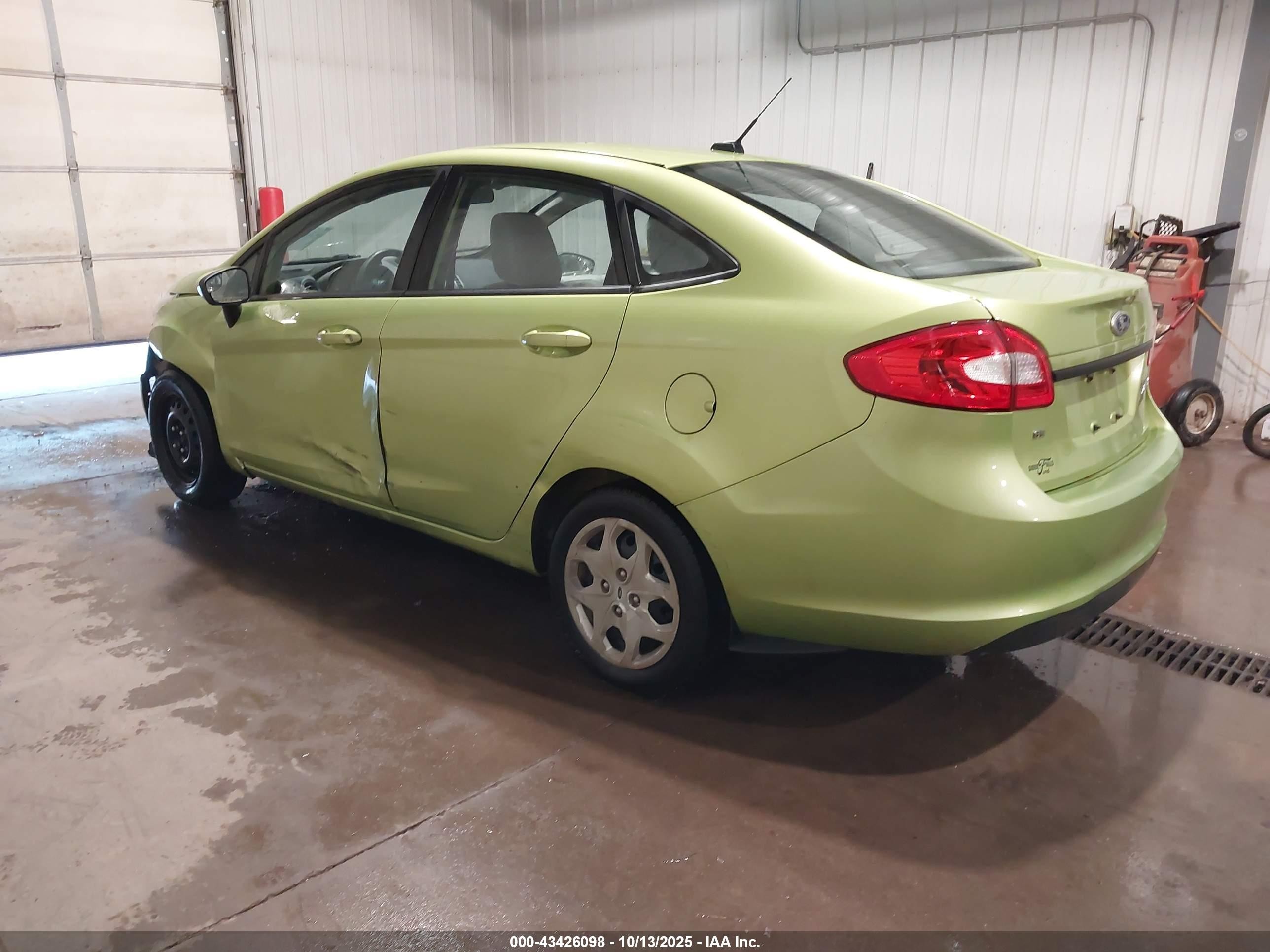 2011 Ford Fiesta Se Green vin: 3FADP4BJXBM109016
