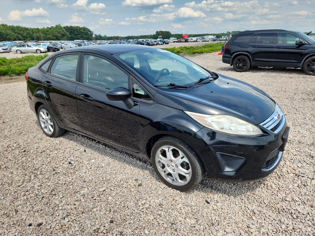 2012 Ford Fiesta Se Черный vin: 3FADP4BJXCM105002