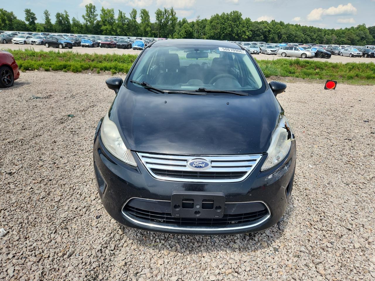 2012 Ford Fiesta Se Черный vin: 3FADP4BJXCM105002
