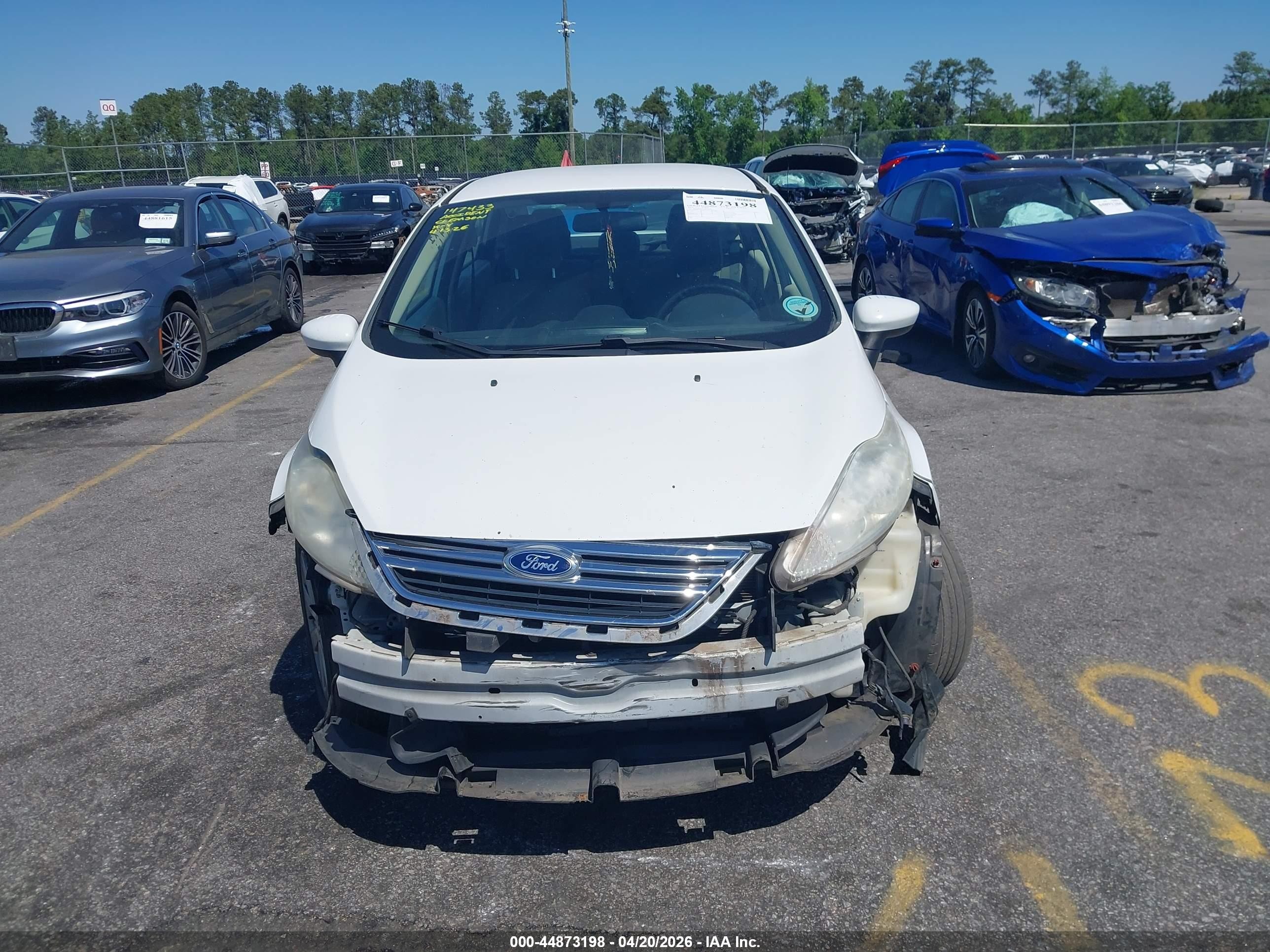 2012 Ford Fiesta Se White vin: 3FADP4BJXCM172697