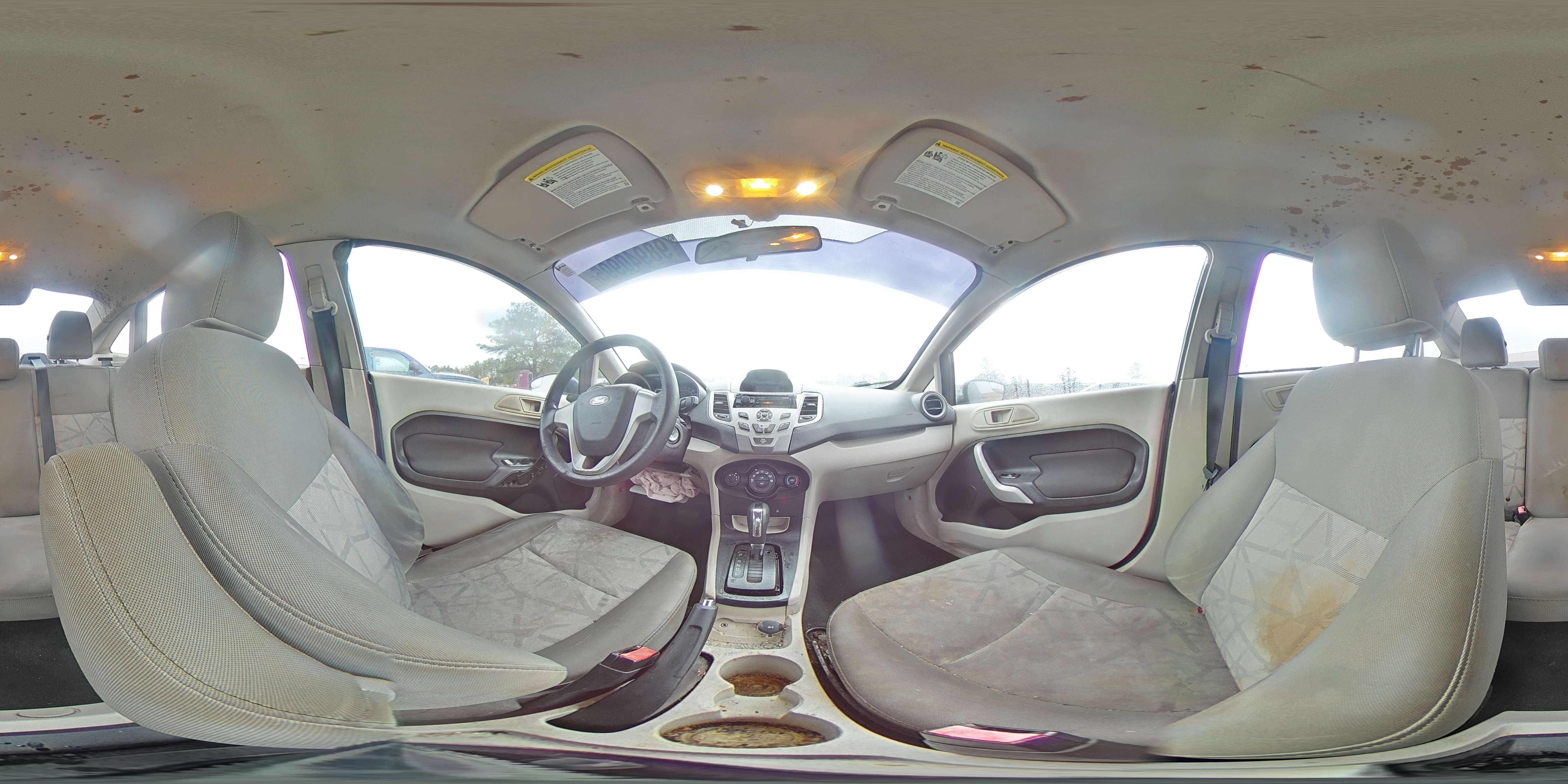 2012 Ford Fiesta Se Gray vin: 3FADP4BJXCM180265