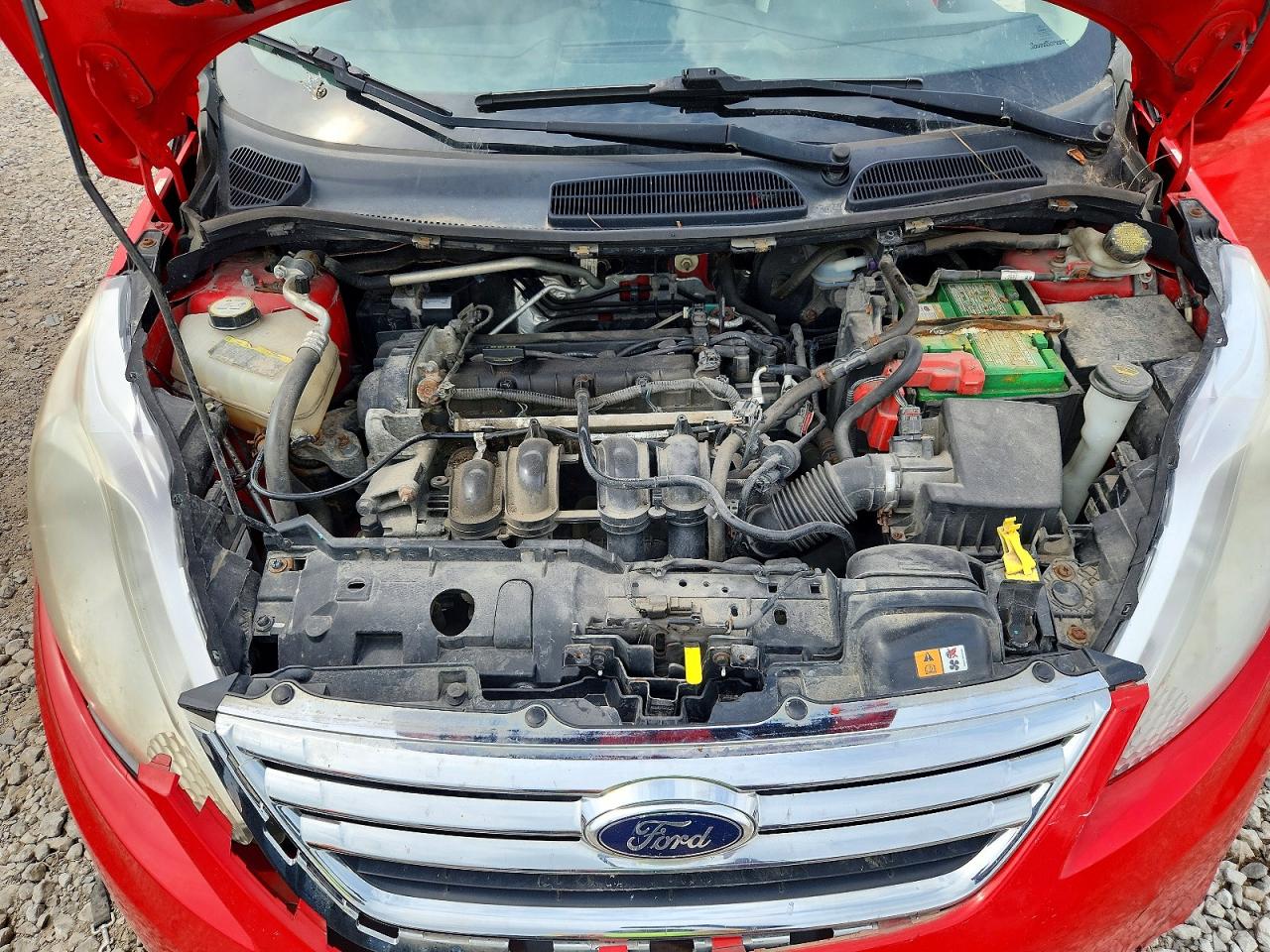 2012 Ford Fiesta Se Red vin: 3FADP4BJXCM218447