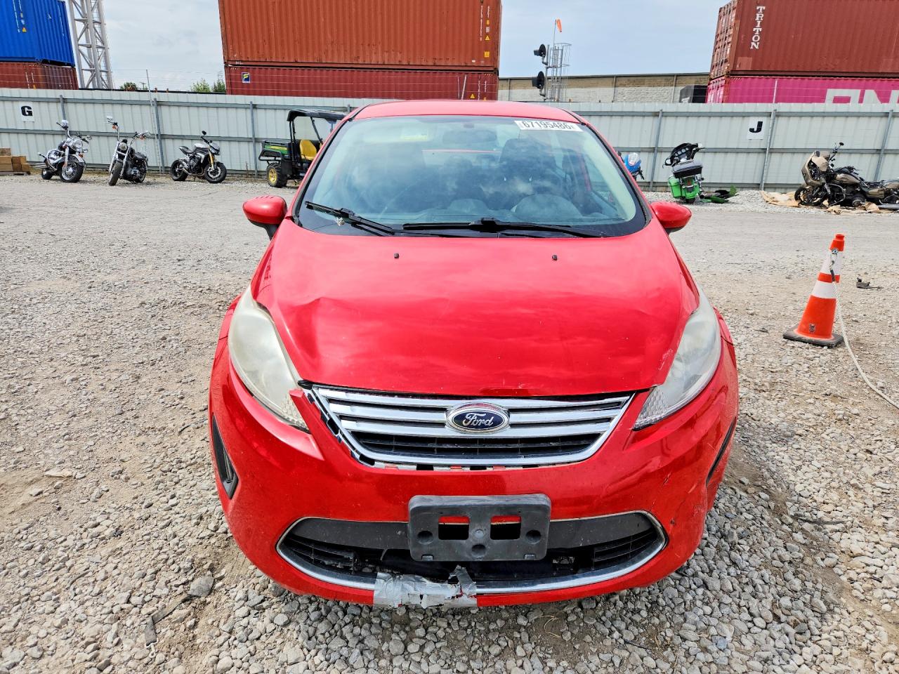 2012 Ford Fiesta Se Red vin: 3FADP4BJXCM218447