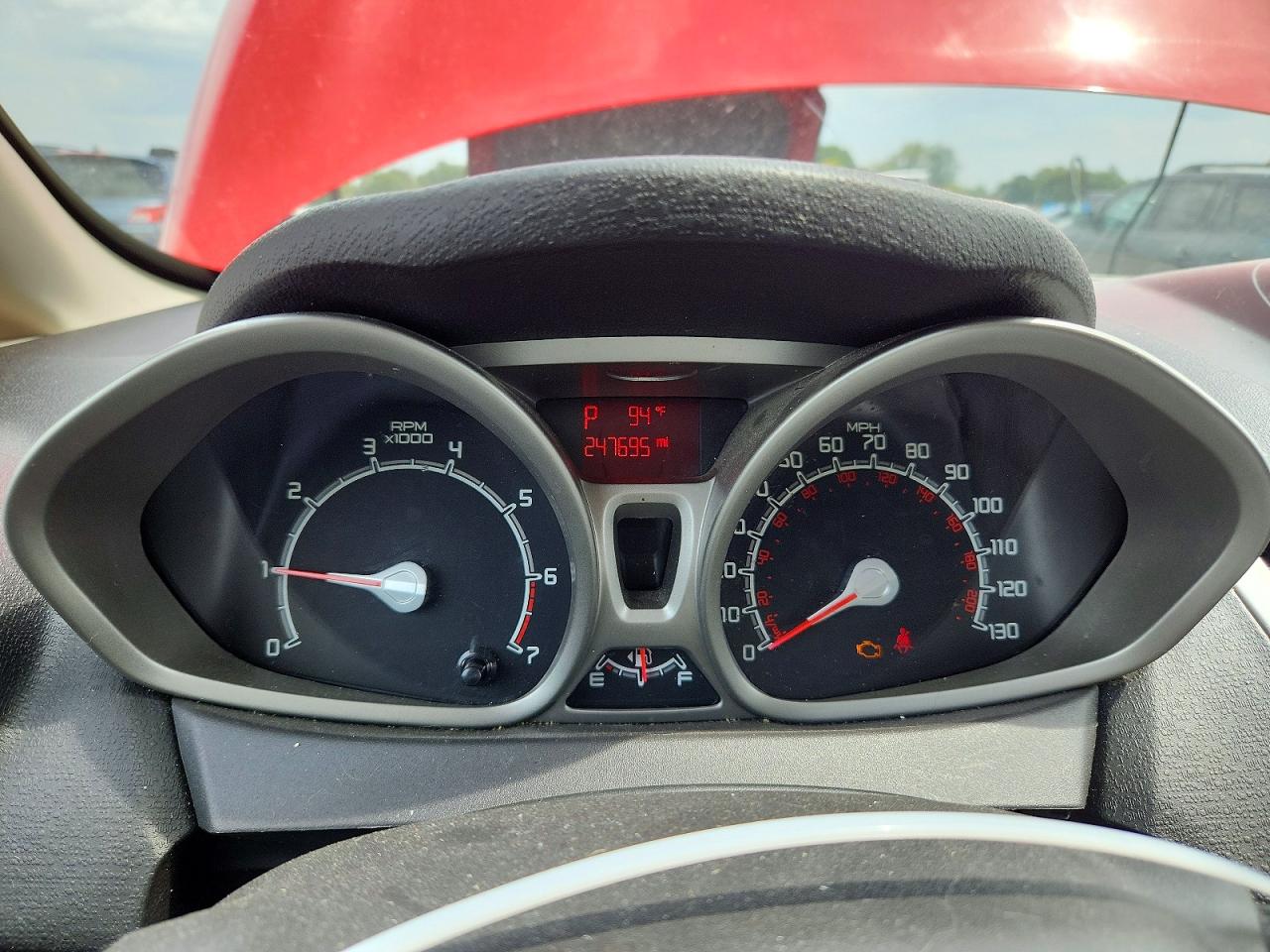 2012 Ford Fiesta Se Red vin: 3FADP4BJXCM218447