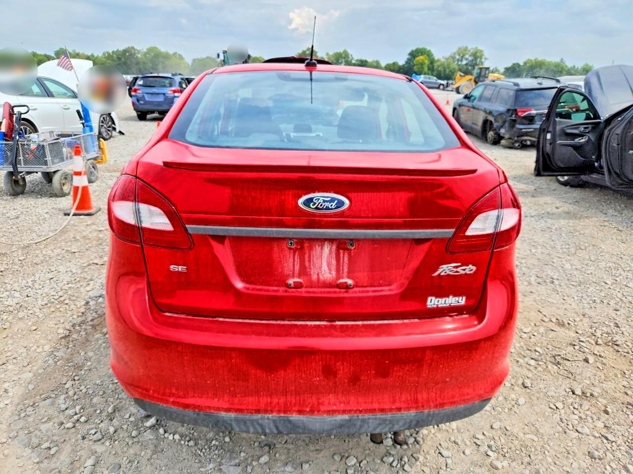 2012 Ford Fiesta Se Red vin: 3FADP4BJXCM218447