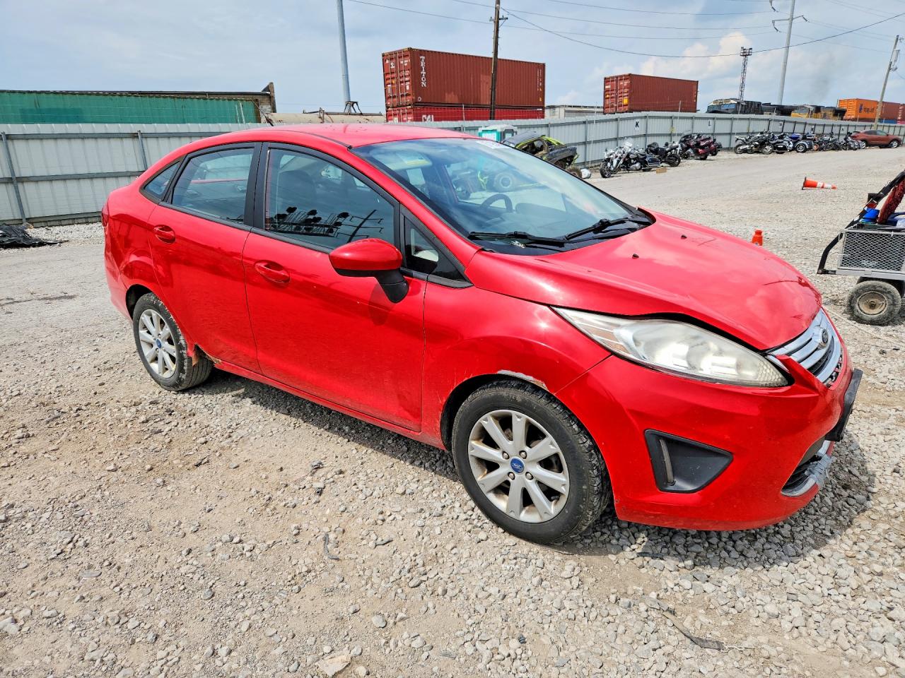 2012 Ford Fiesta Se Red vin: 3FADP4BJXCM218447