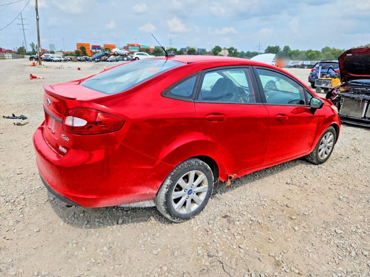 2012 Ford Fiesta Se Red vin: 3FADP4BJXCM218447