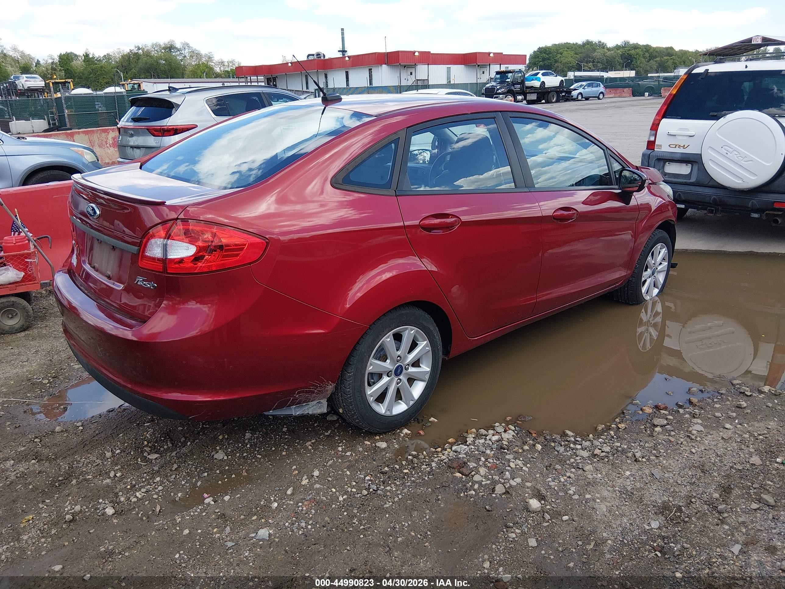 2013 Ford Fiesta Se Red vin: 3FADP4BJXDM118155