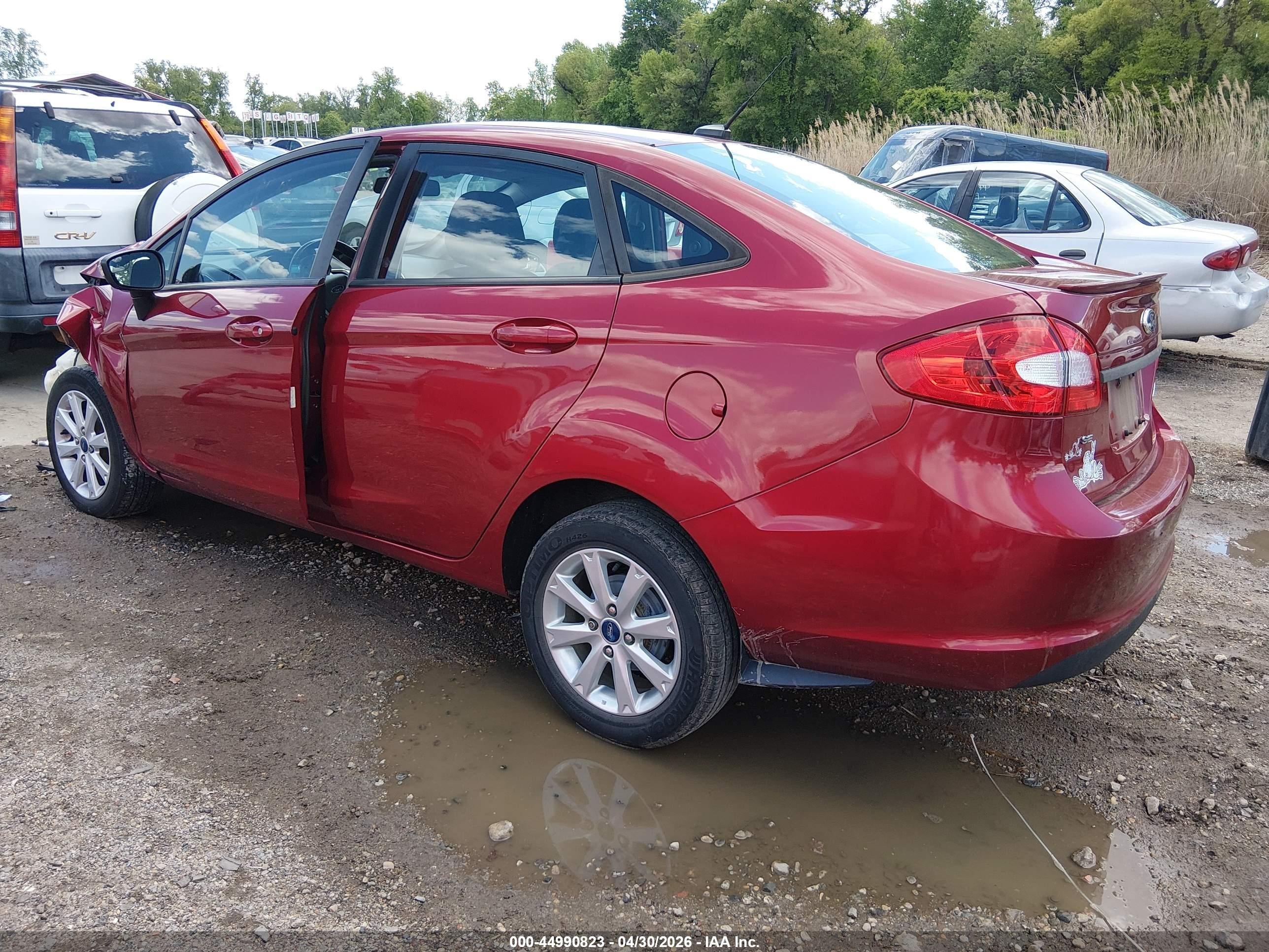 2013 Ford Fiesta Se Red vin: 3FADP4BJXDM118155