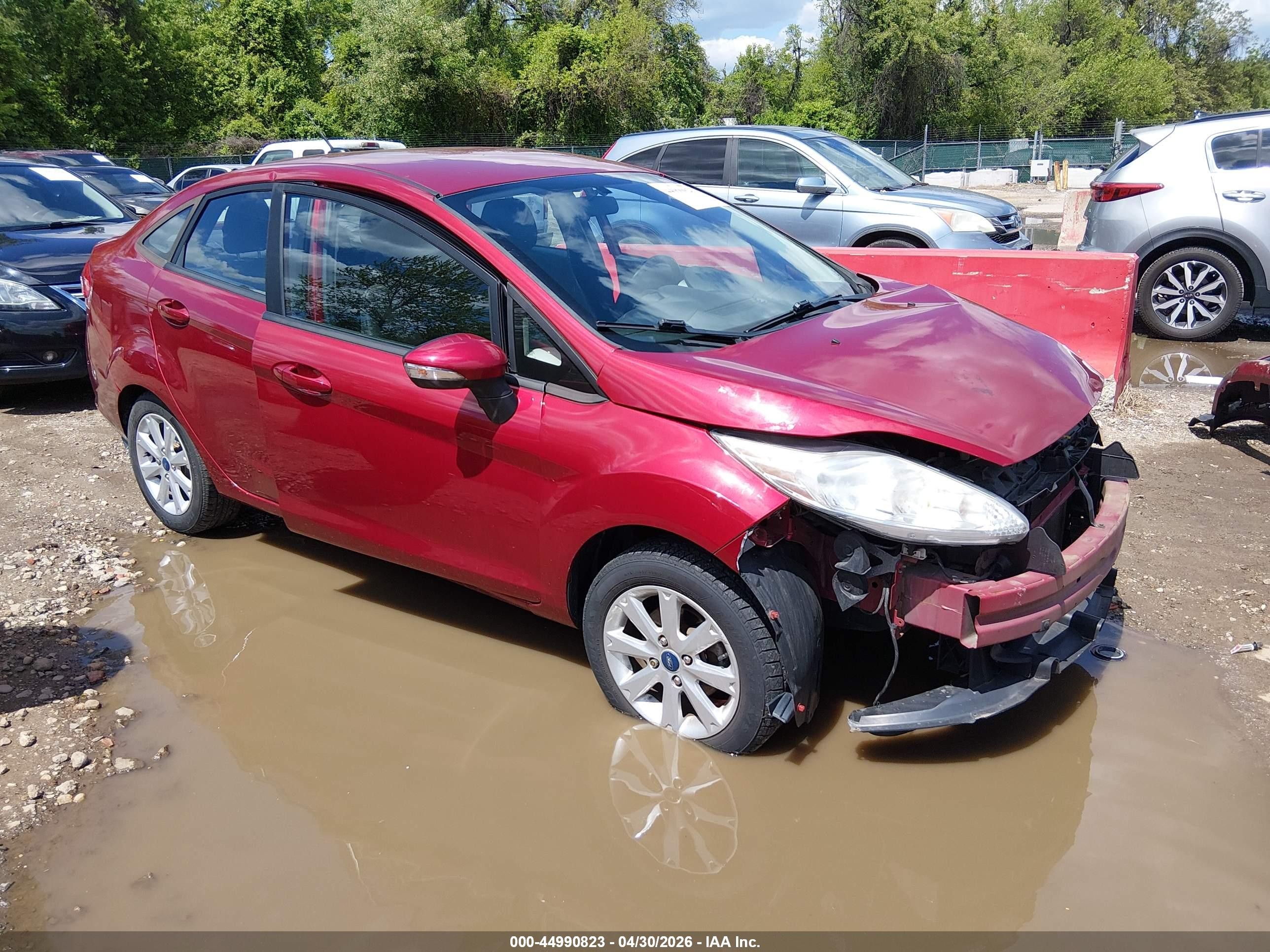 2013 Ford Fiesta Se Red vin: 3FADP4BJXDM118155