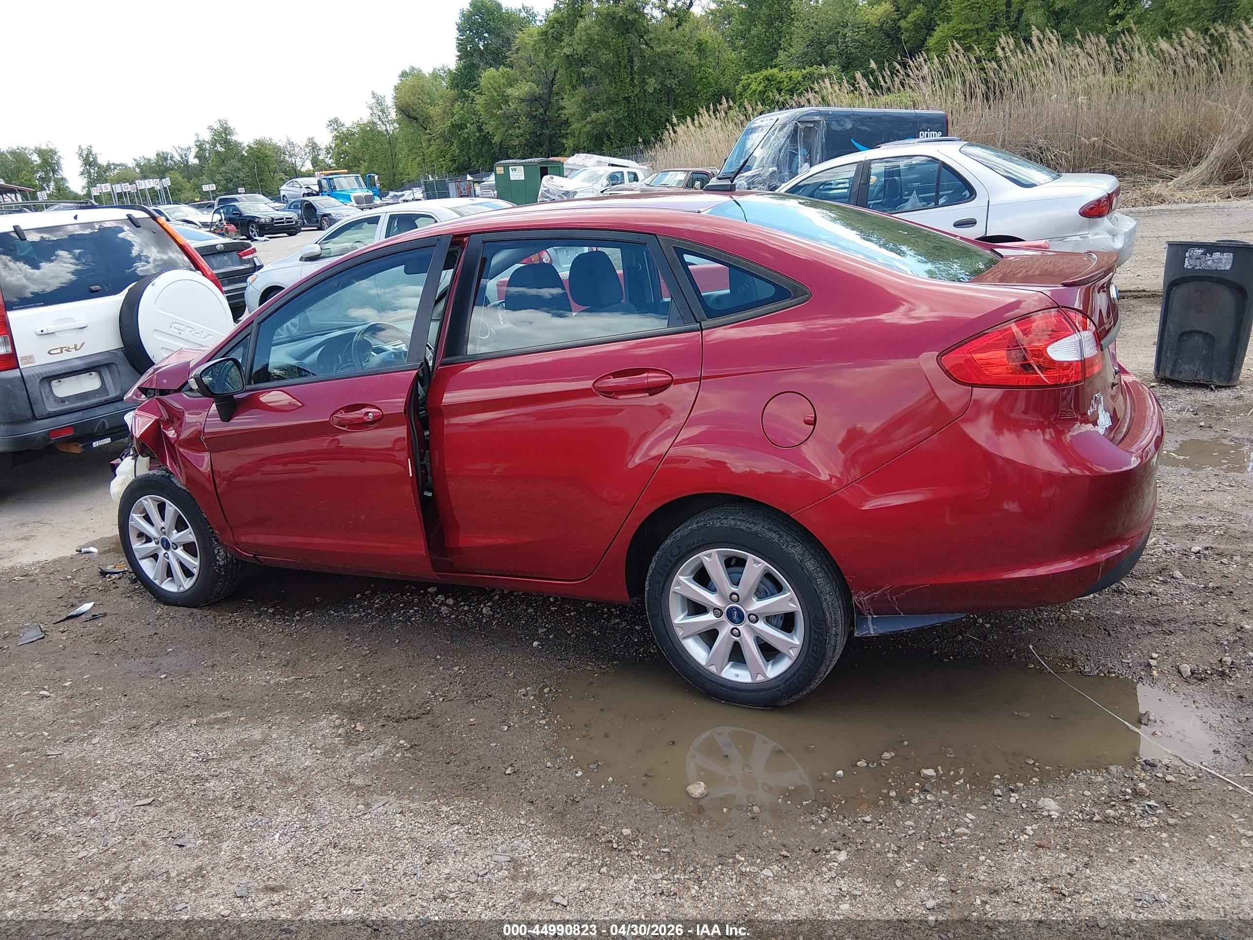 2013 Ford Fiesta Se Red vin: 3FADP4BJXDM118155