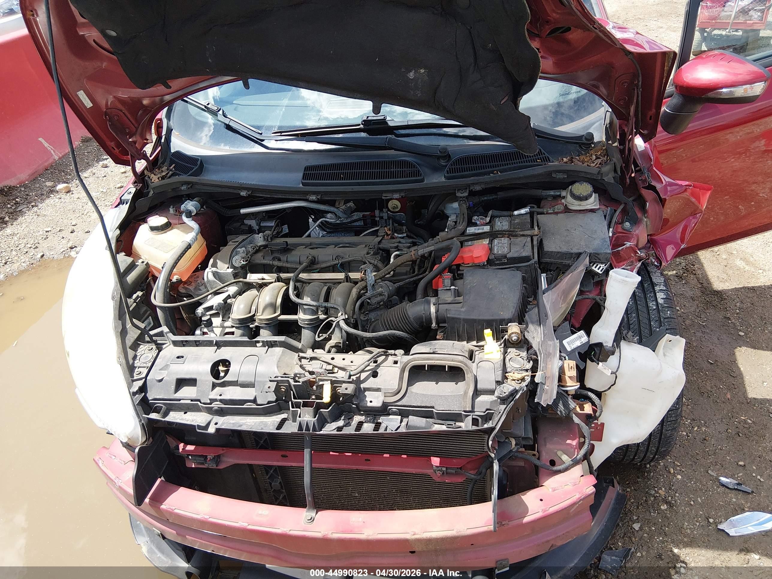 2013 Ford Fiesta Se Red vin: 3FADP4BJXDM118155