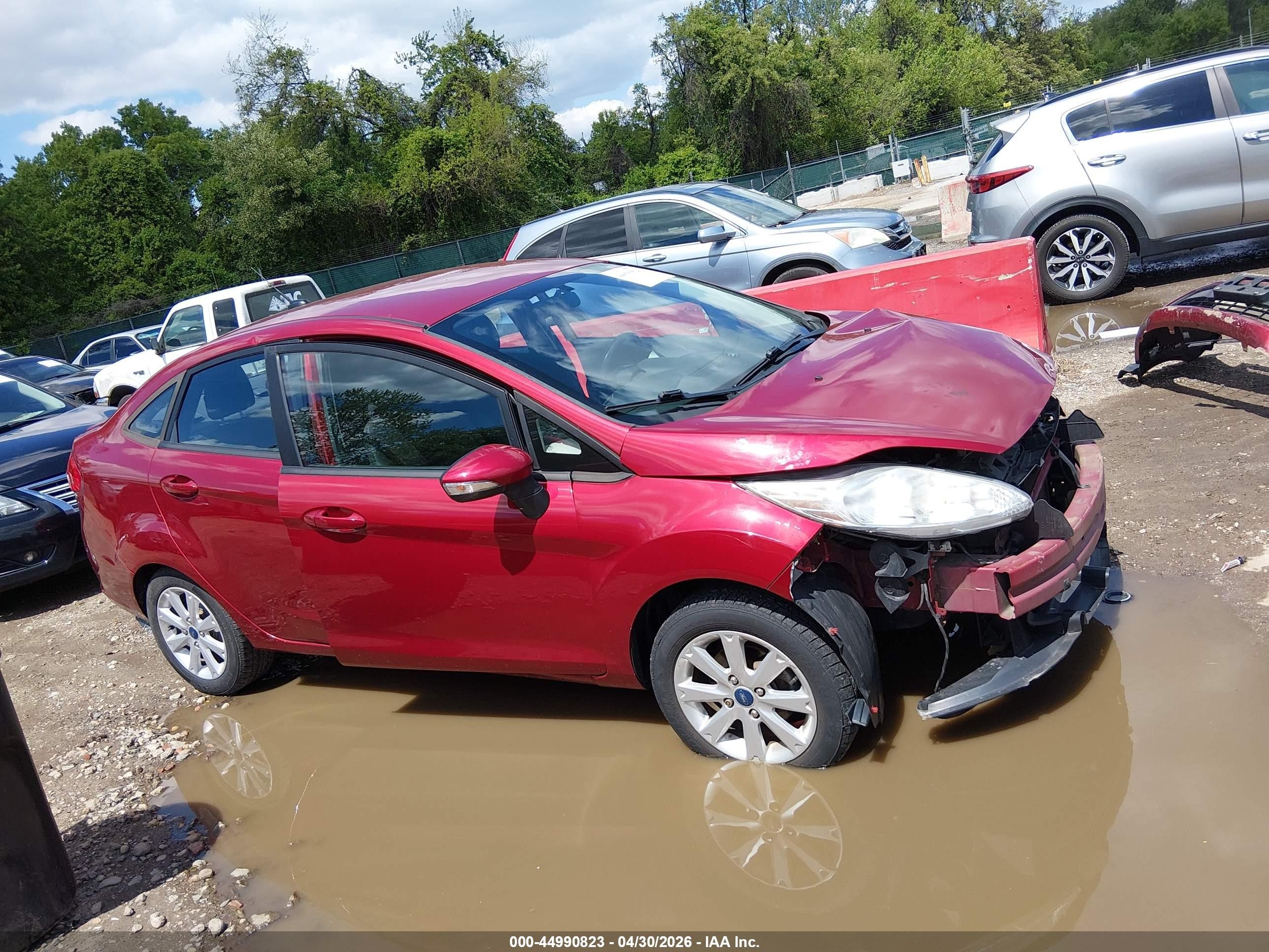 2013 Ford Fiesta Se Red vin: 3FADP4BJXDM118155