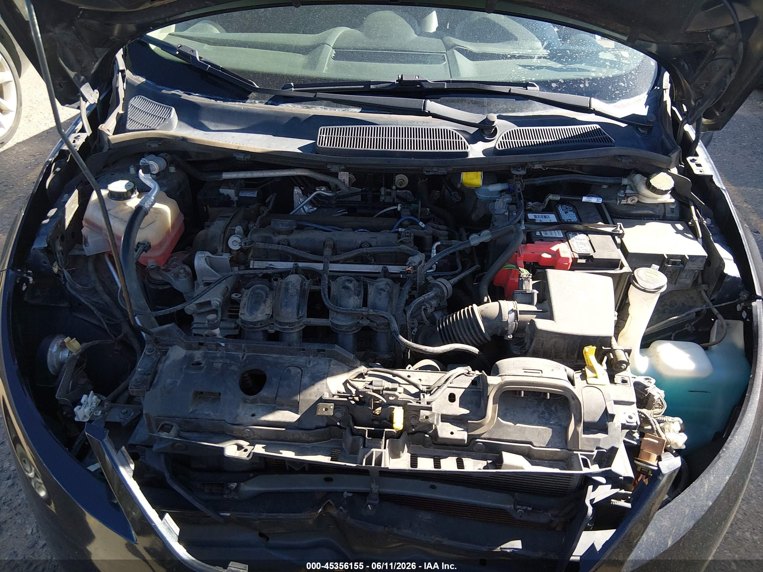 2013 Ford Fiesta Se Black vin: 3FADP4BJXDM167999
