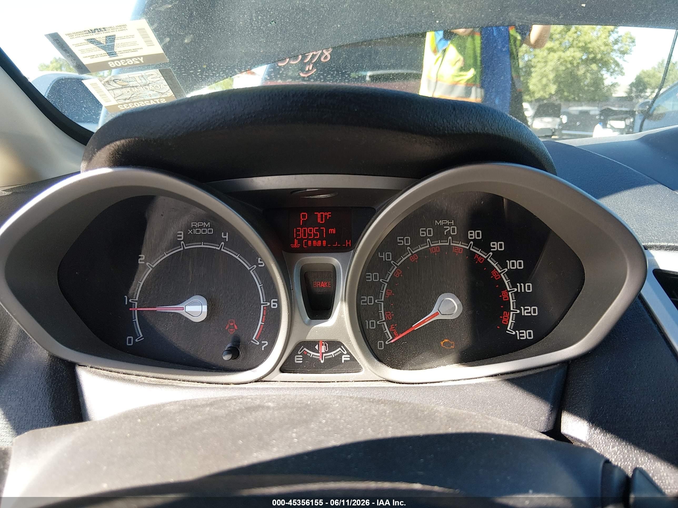 2013 Ford Fiesta Se Black vin: 3FADP4BJXDM167999