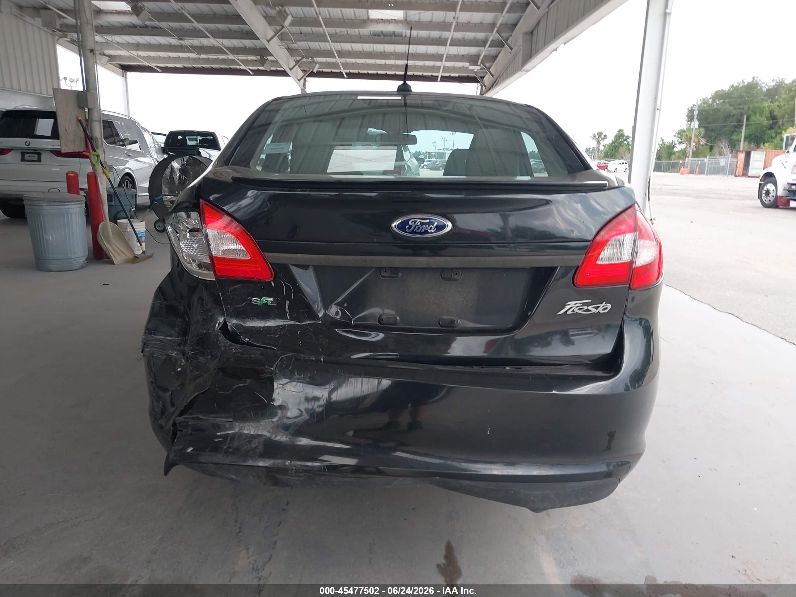 2013 Ford Fiesta Se Black vin: 3FADP4BJXDM170689