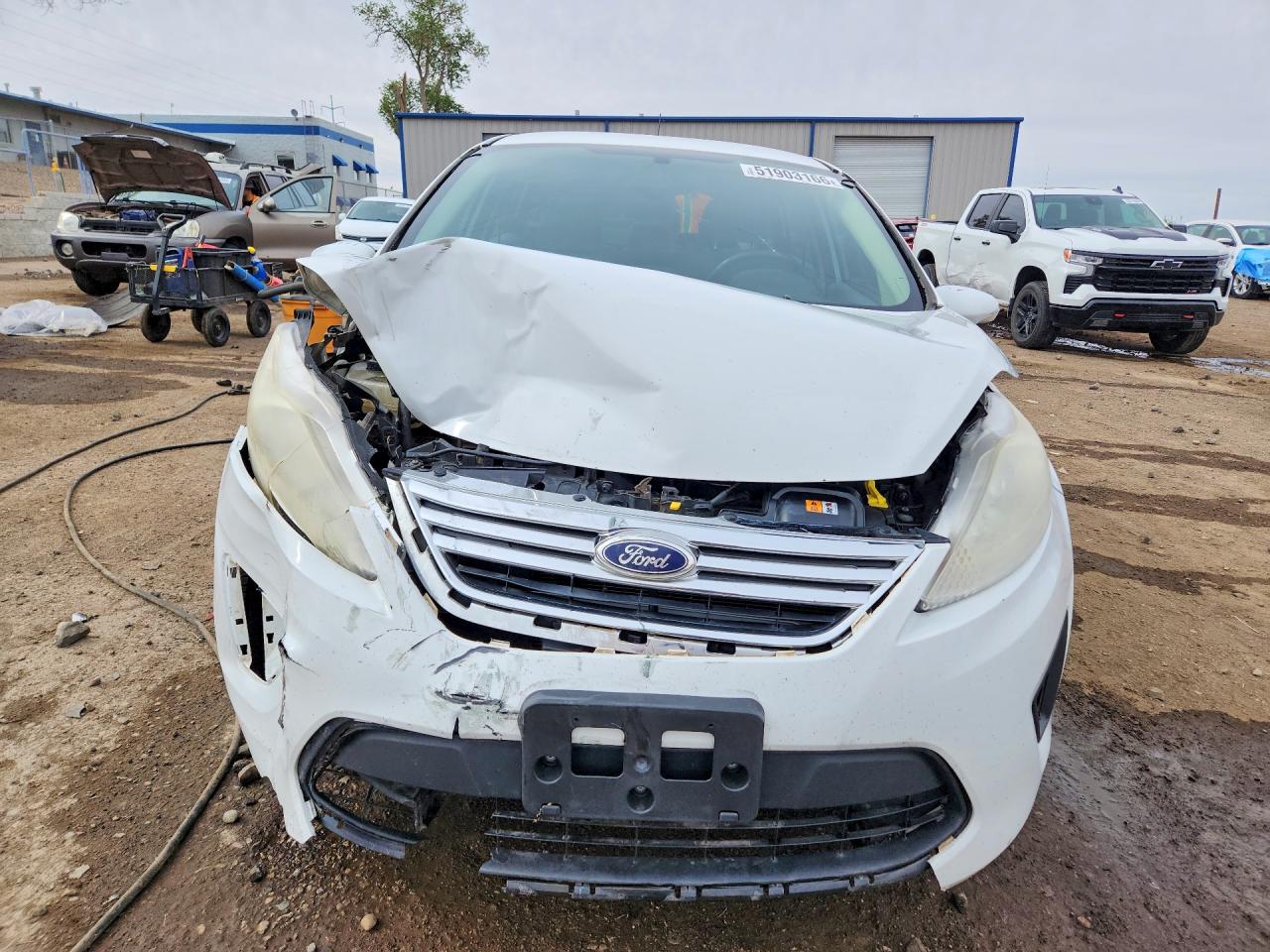 2013 Ford Fiesta Se White vin: 3FADP4BJXDM176721
