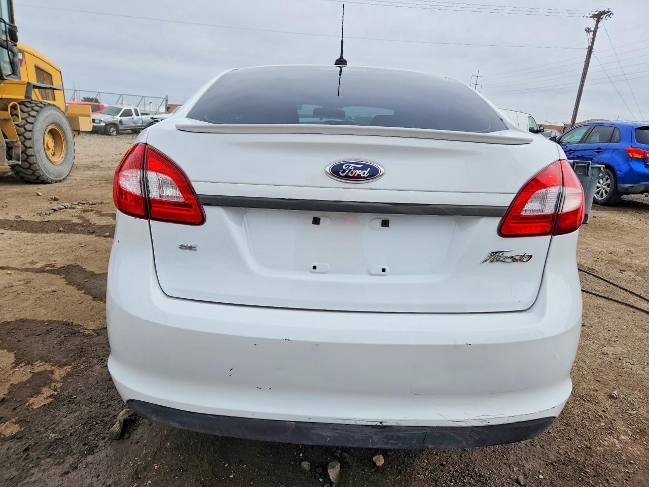 2013 Ford Fiesta Se White vin: 3FADP4BJXDM176721