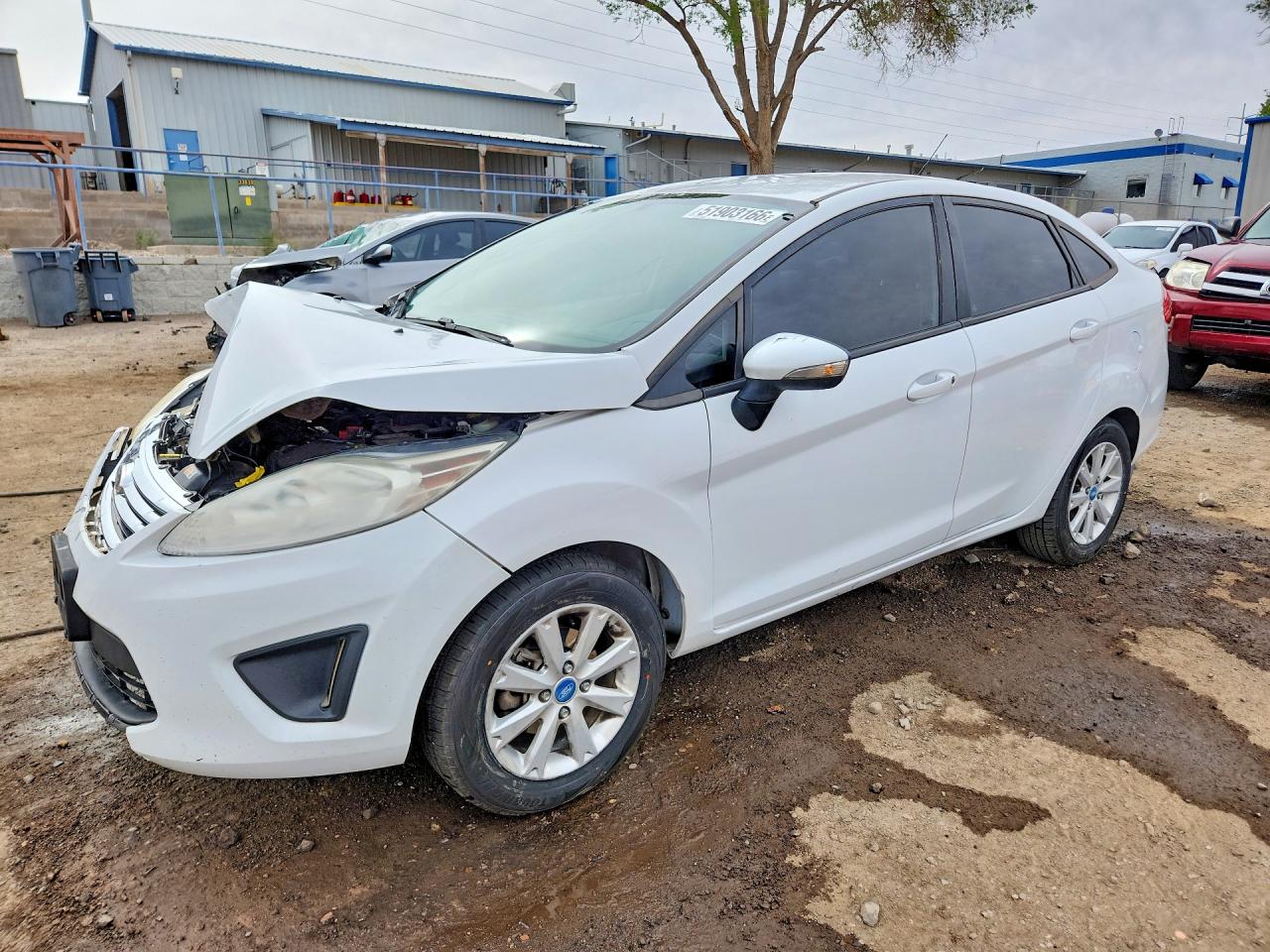 2013 Ford Fiesta Se White vin: 3FADP4BJXDM176721