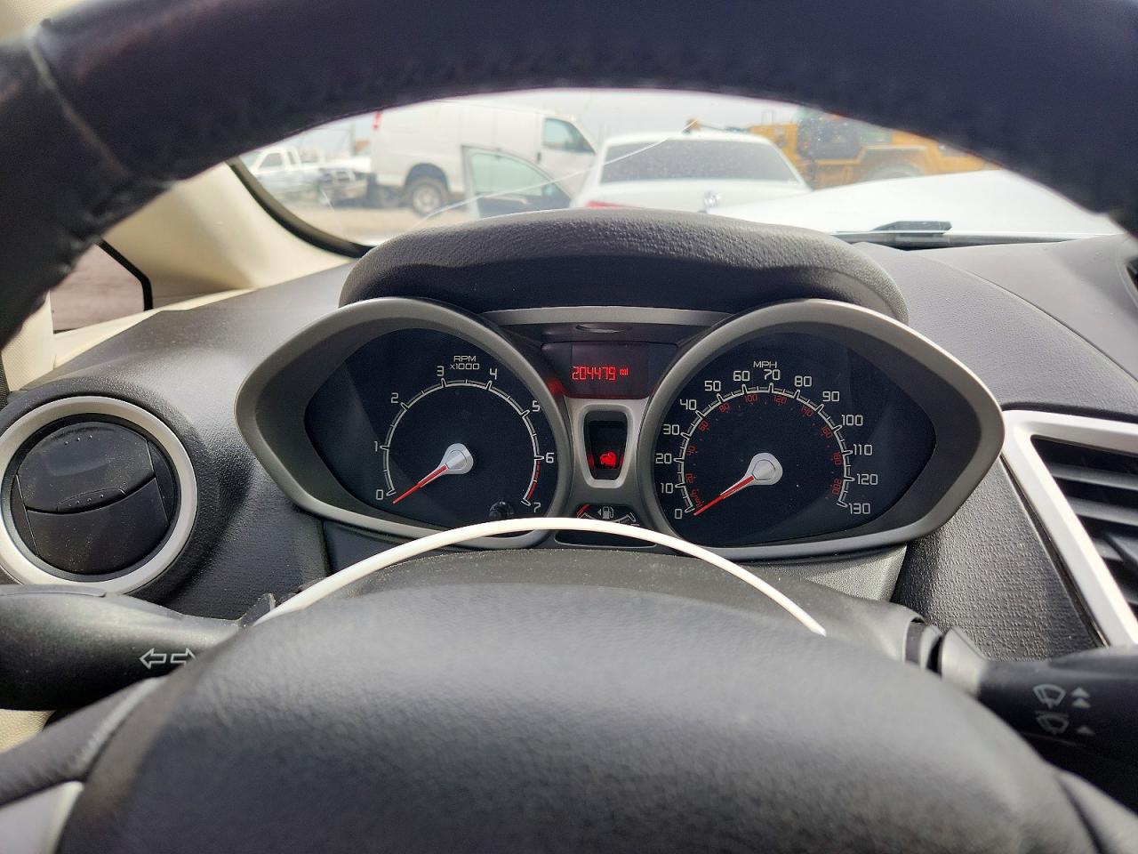2013 Ford Fiesta Se White vin: 3FADP4BJXDM176721