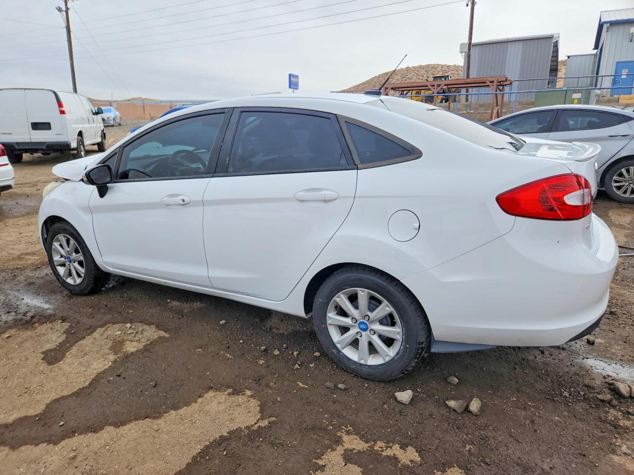2013 Ford Fiesta Se White vin: 3FADP4BJXDM176721