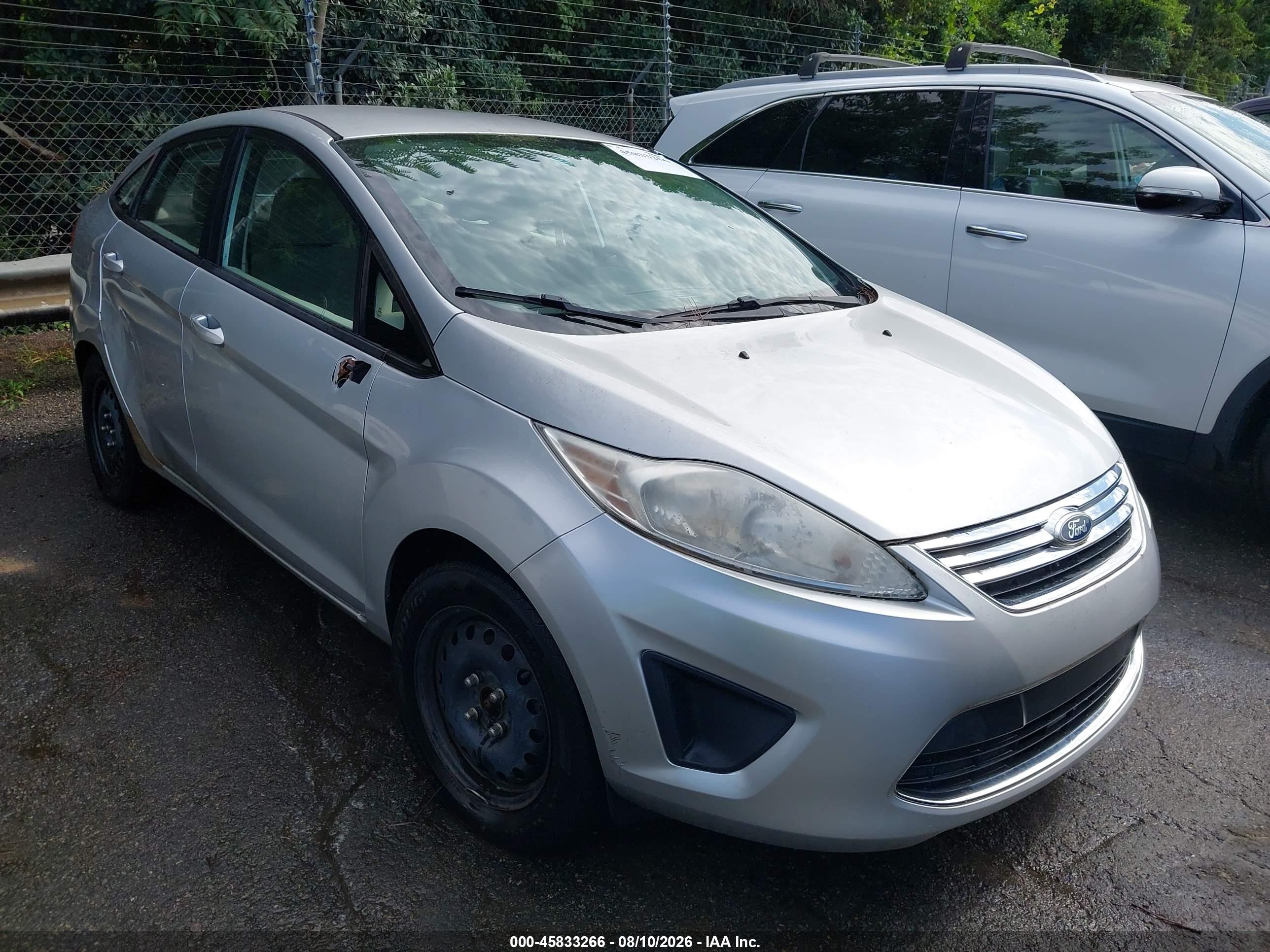 2013 Ford Fiesta Se Silver vin: 3FADP4BJXDM183460