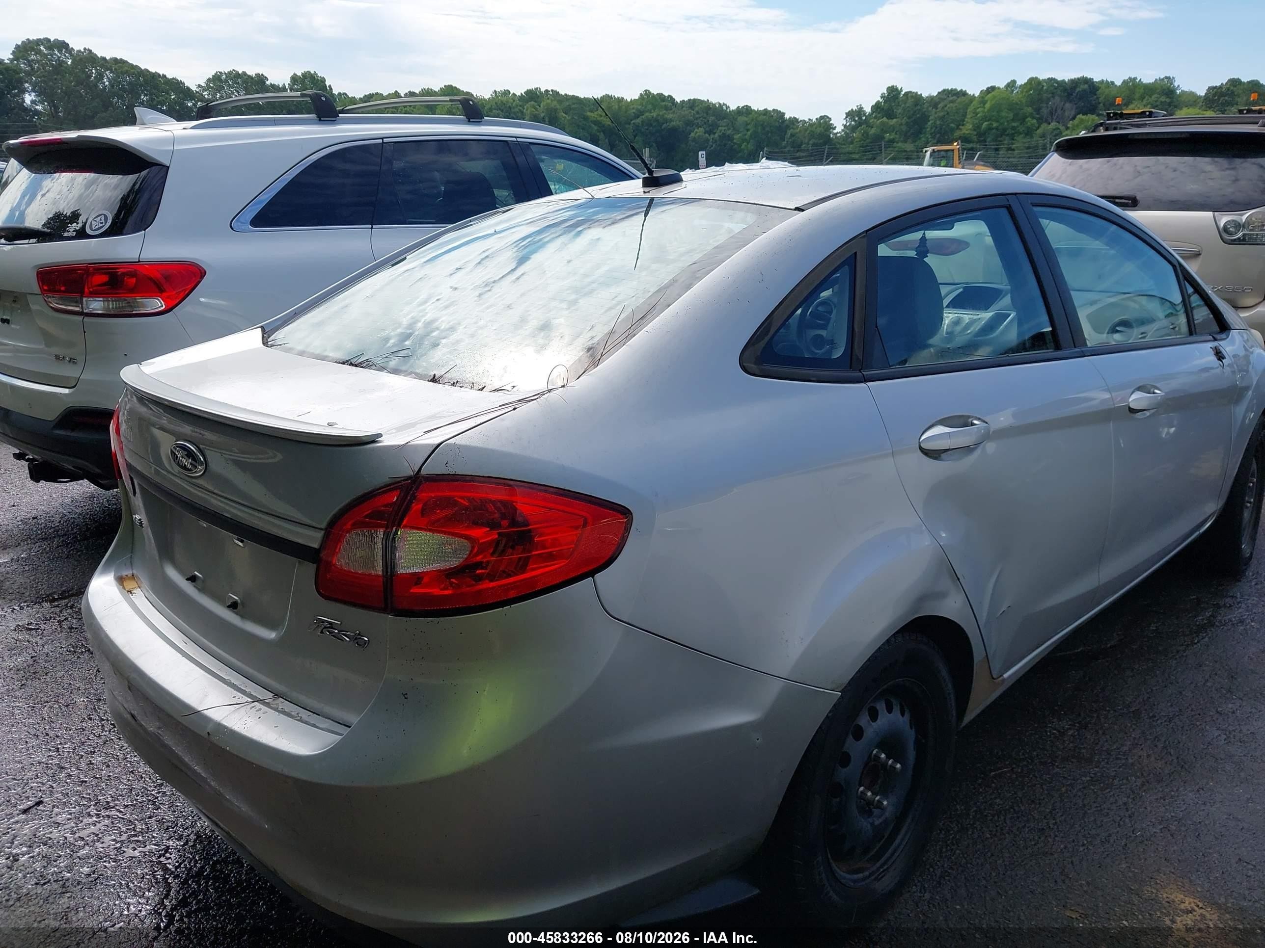 2013 Ford Fiesta Se Silver vin: 3FADP4BJXDM183460