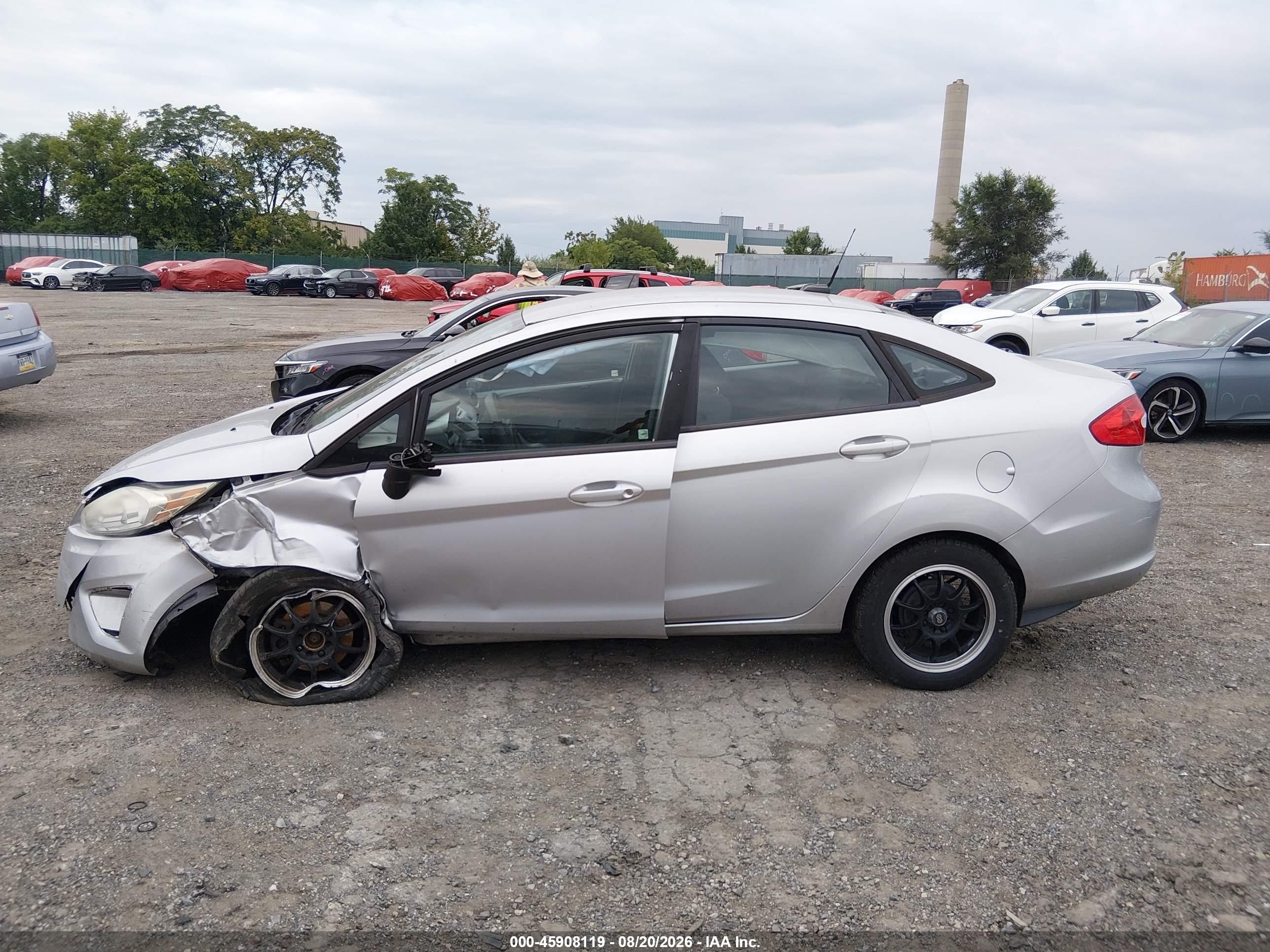 2013 Ford Fiesta Se Silver vin: 3FADP4BJXDM184642