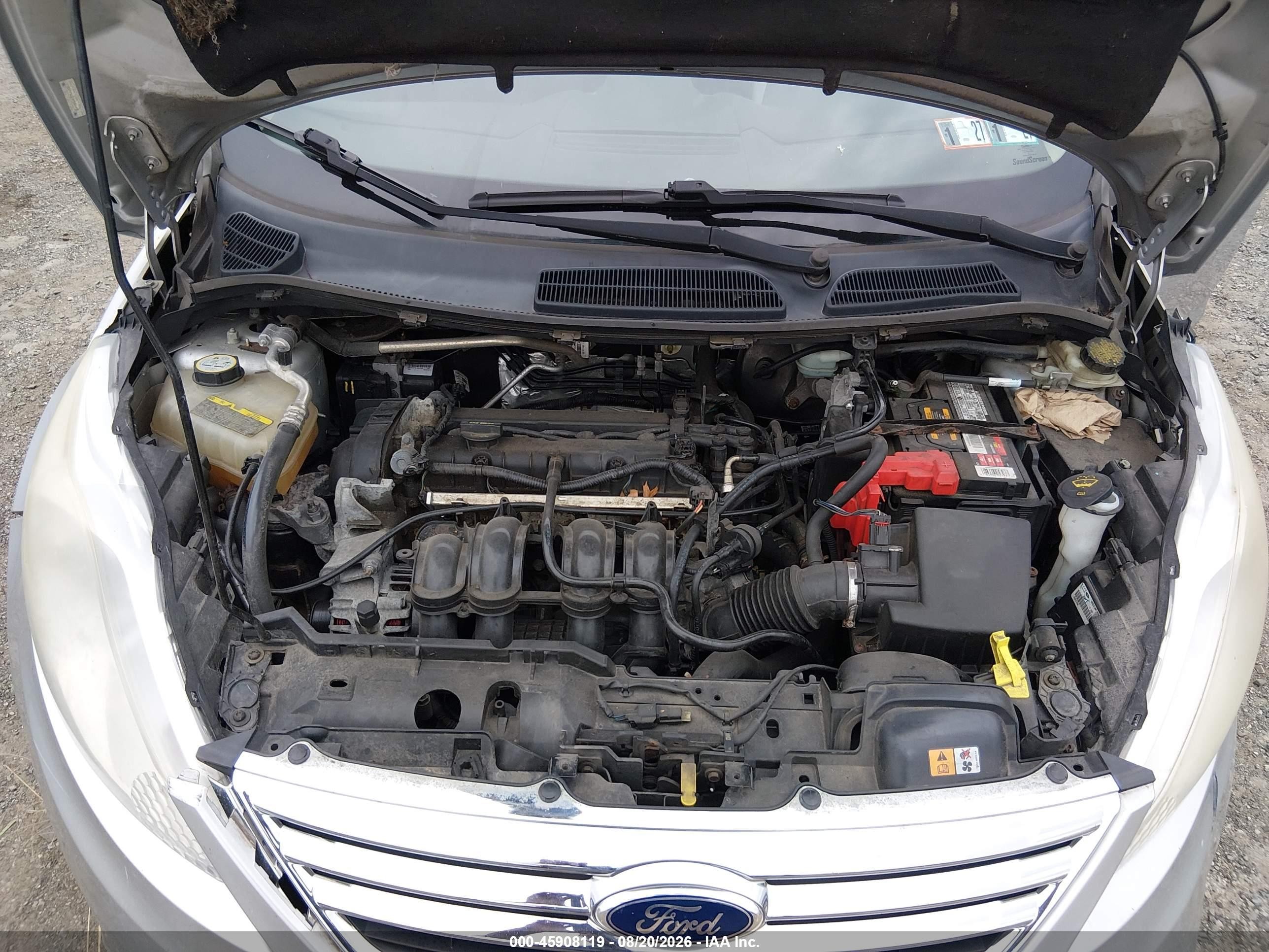 2013 Ford Fiesta Se Silver vin: 3FADP4BJXDM184642