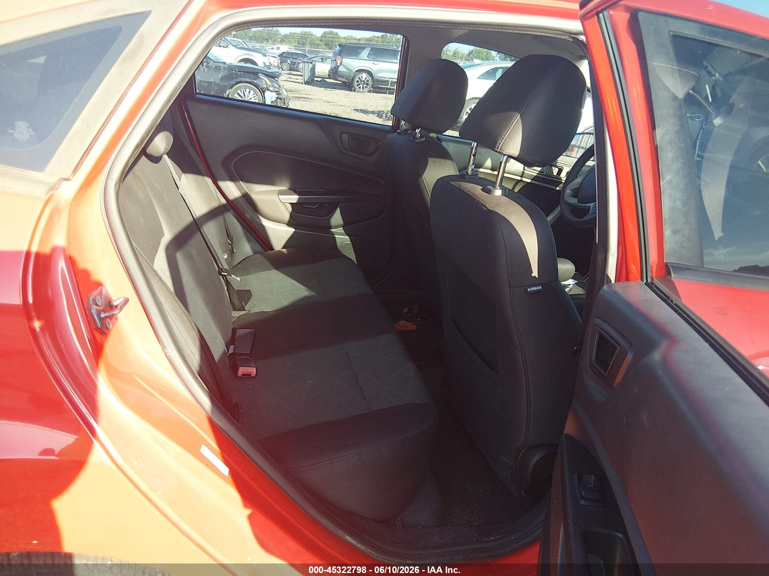 2013 Ford Fiesta Se Red vin: 3FADP4BJXDM185239