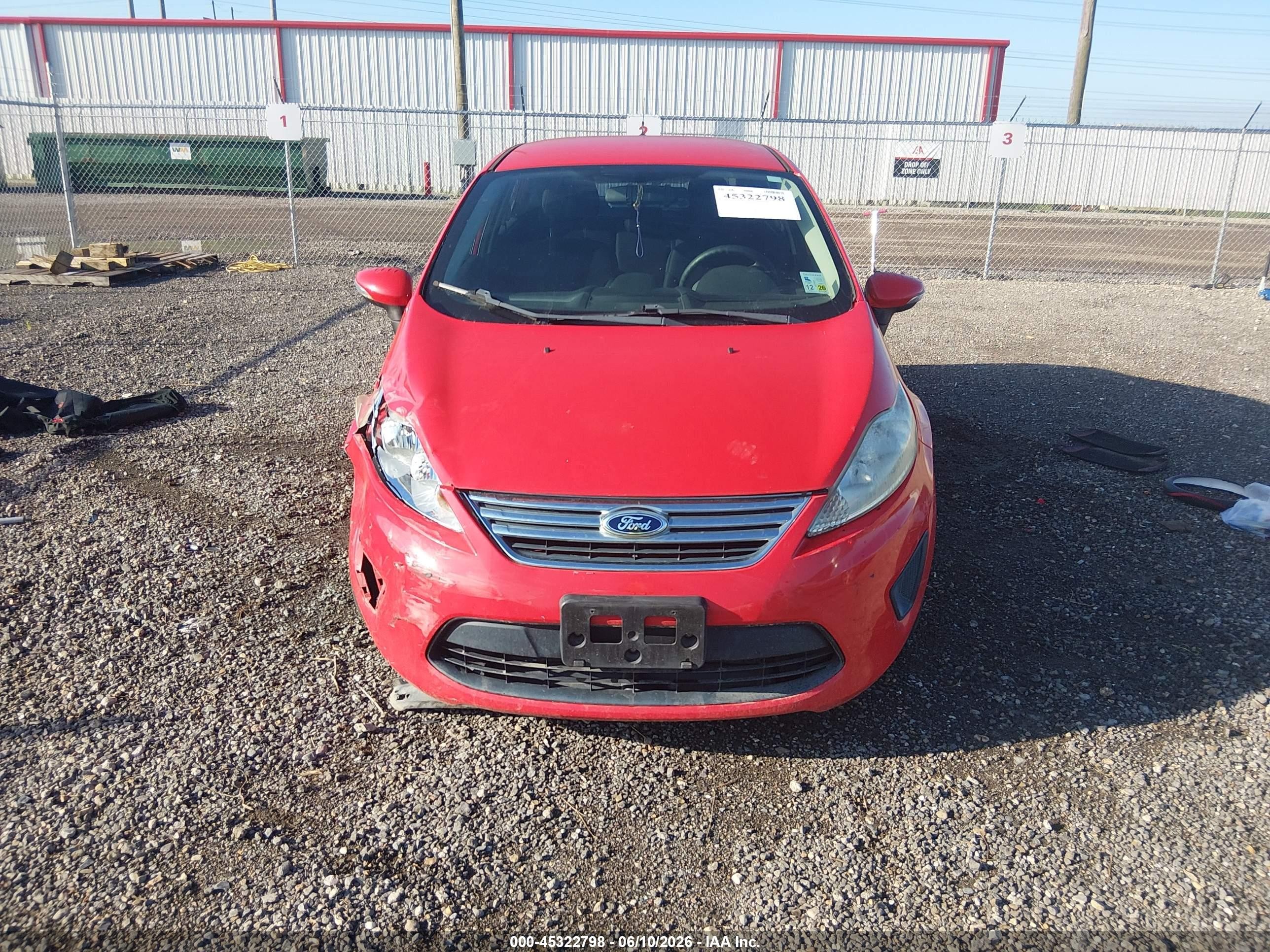 2013 Ford Fiesta Se Red vin: 3FADP4BJXDM185239