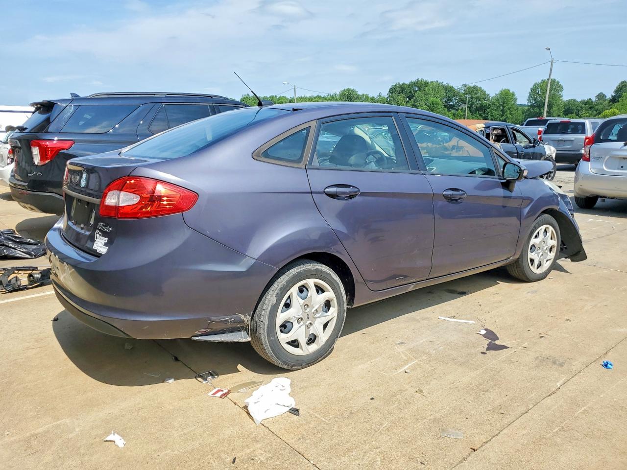 2013 Ford Fiesta Se Blue vin: 3FADP4BJXDM199822