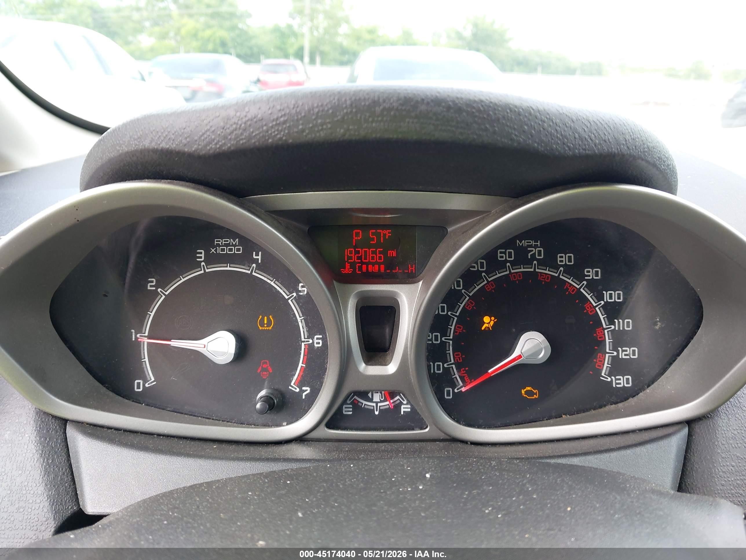 2013 Ford Fiesta Se Red vin: 3FADP4BJXDM203187