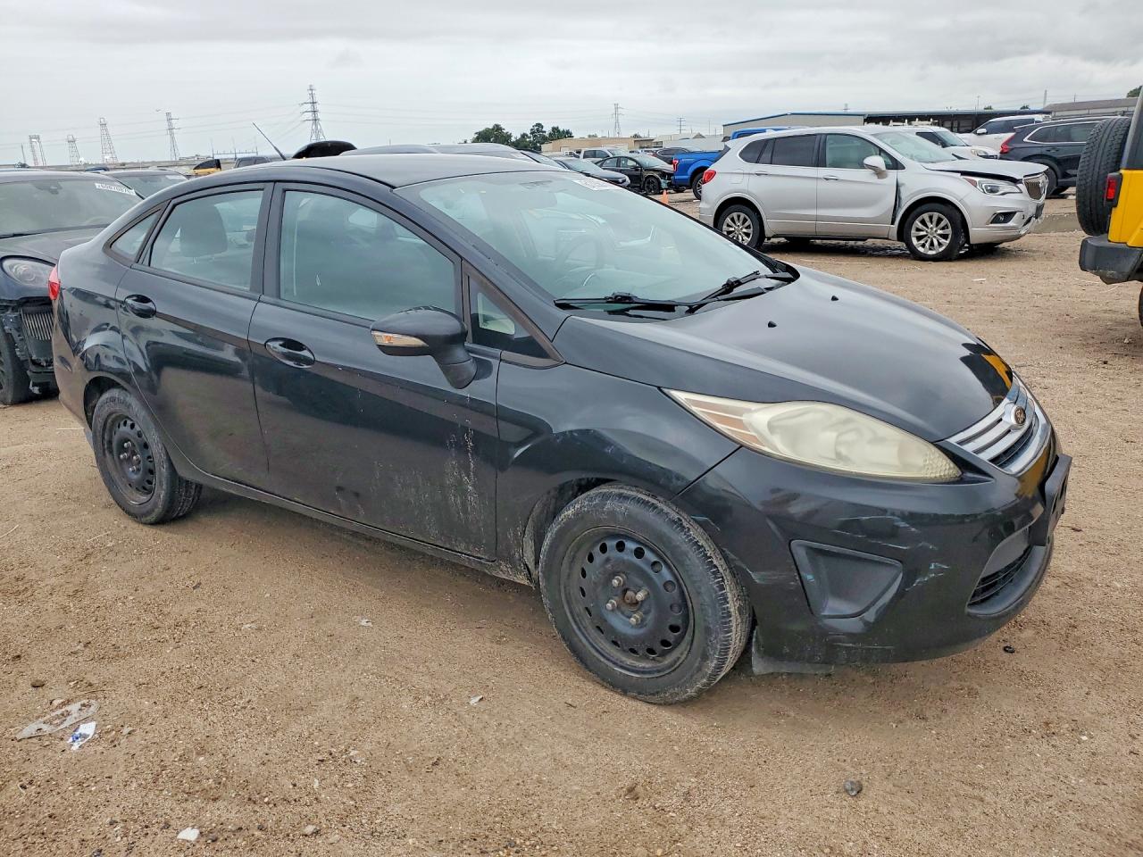 2013 Ford Fiesta Se Black vin: 3FADP4BJXDM213296
