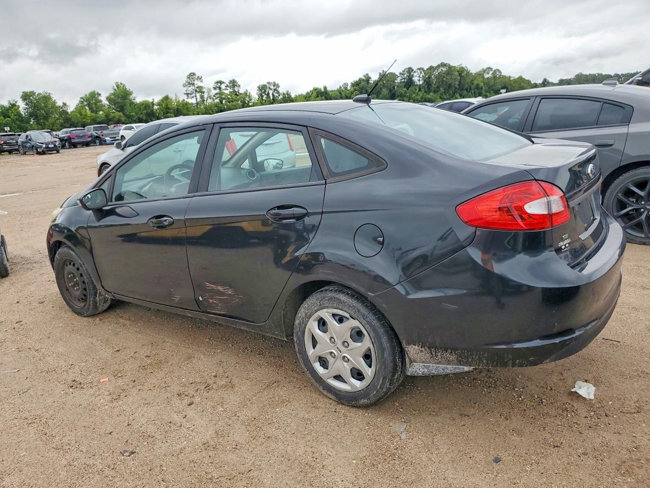 2013 Ford Fiesta Se Black vin: 3FADP4BJXDM213296