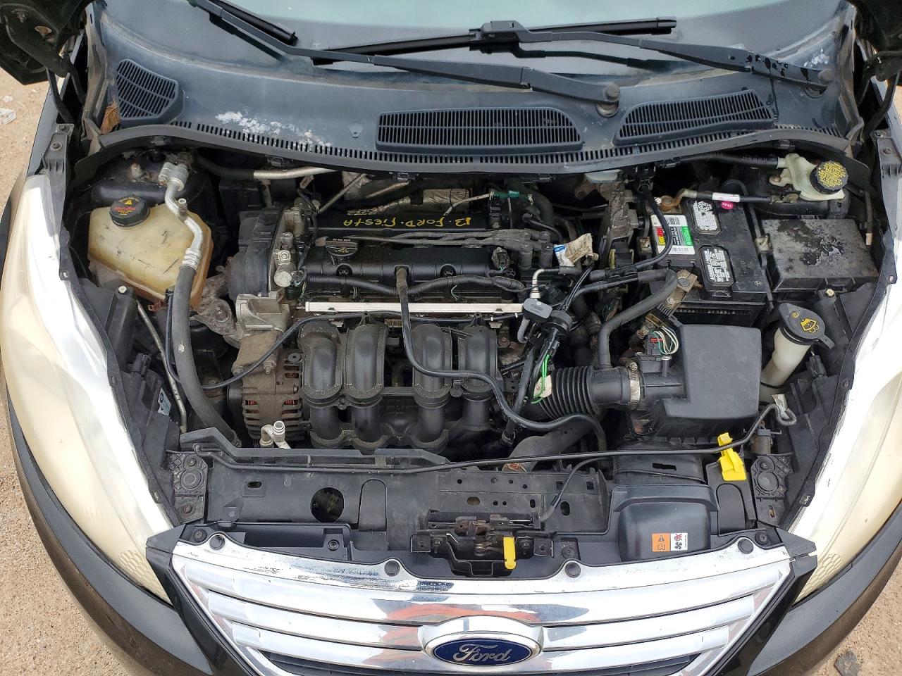 2013 Ford Fiesta Se Black vin: 3FADP4BJXDM213296