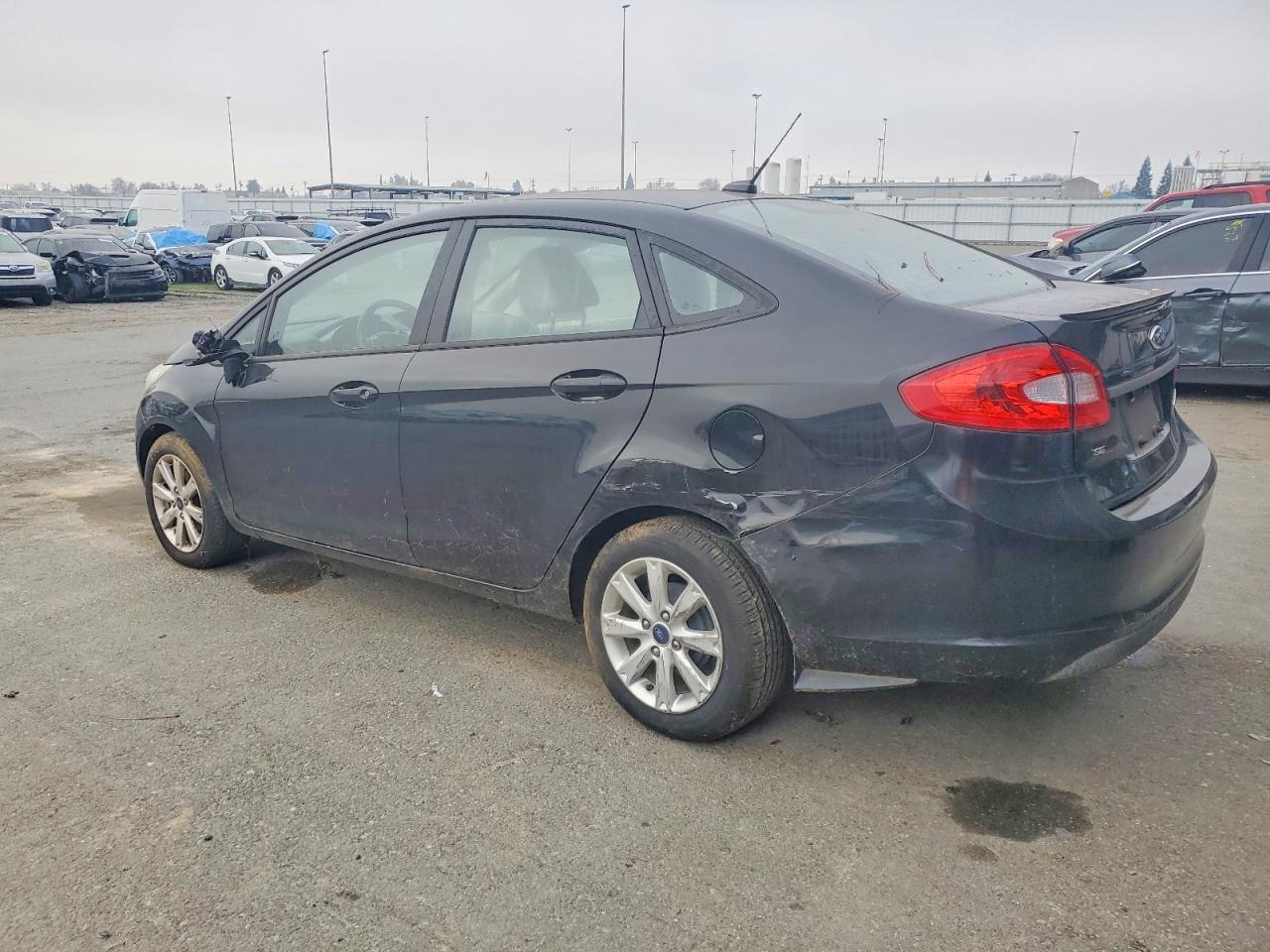 2013 Ford Fiesta Se Black vin: 3FADP4BJXDM223231