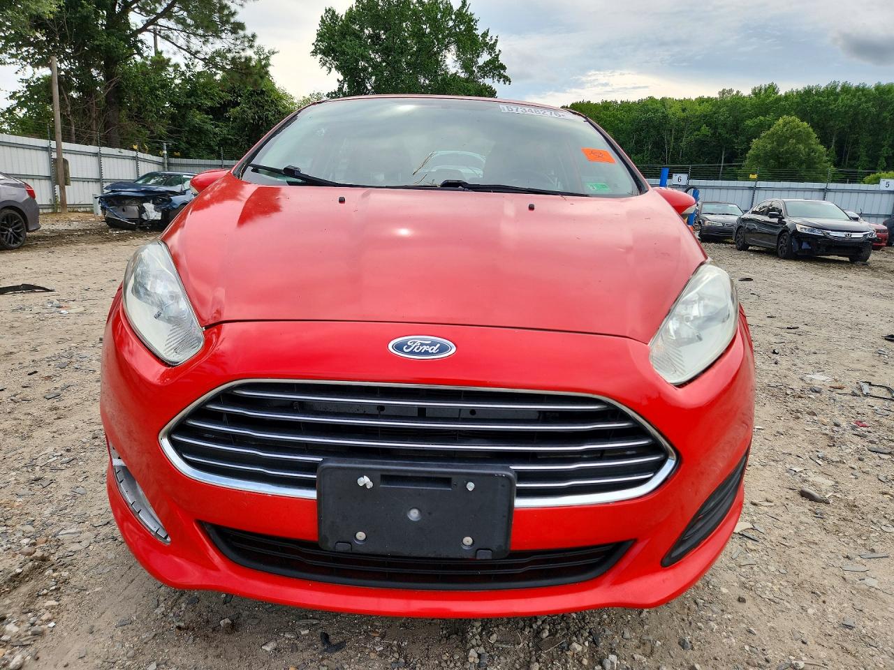 2014 Ford Fiesta Se Red vin: 3FADP4BJXEM117086