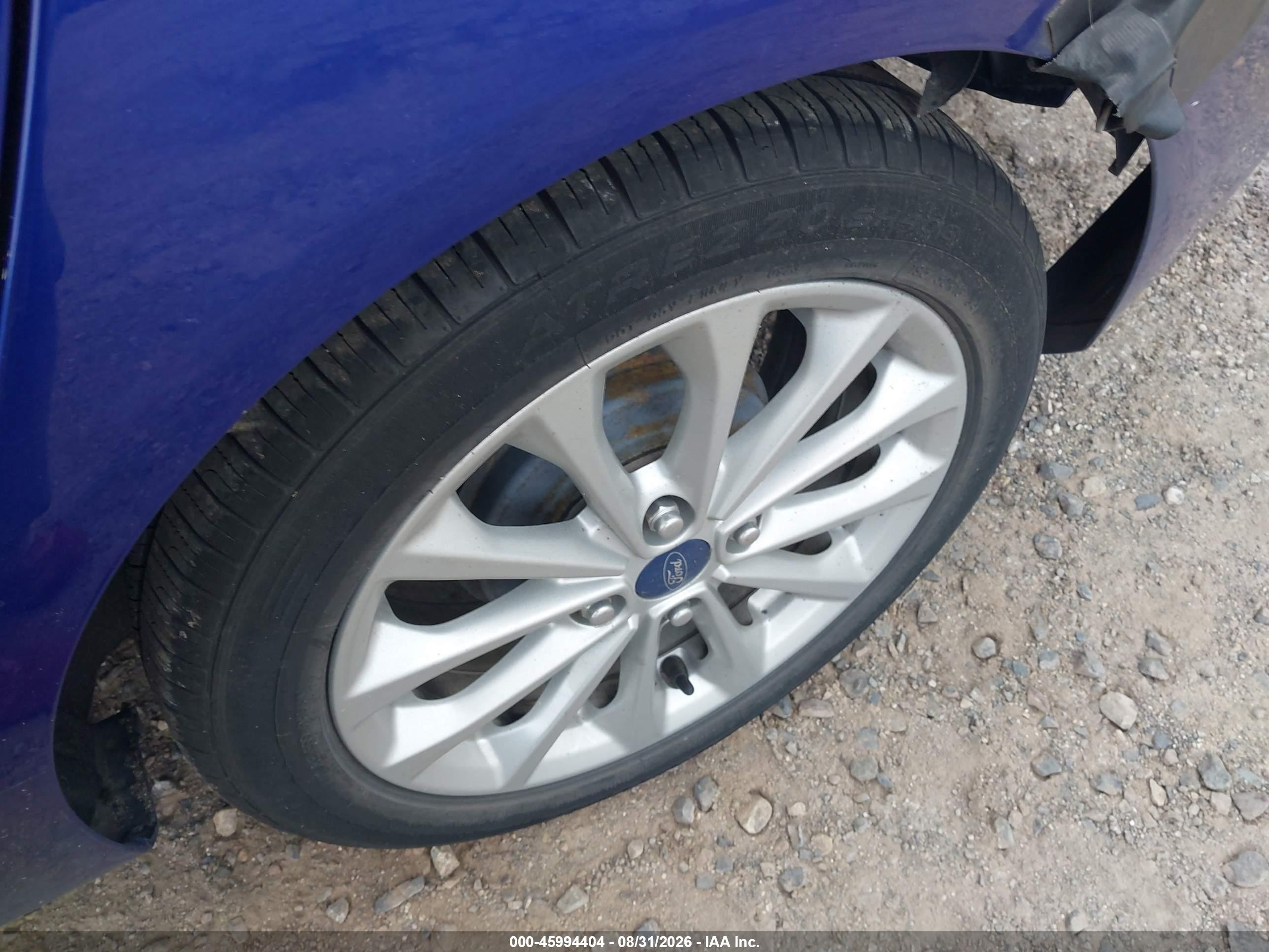 2014 Ford Fiesta Se Blue vin: 3FADP4BJXEM130825