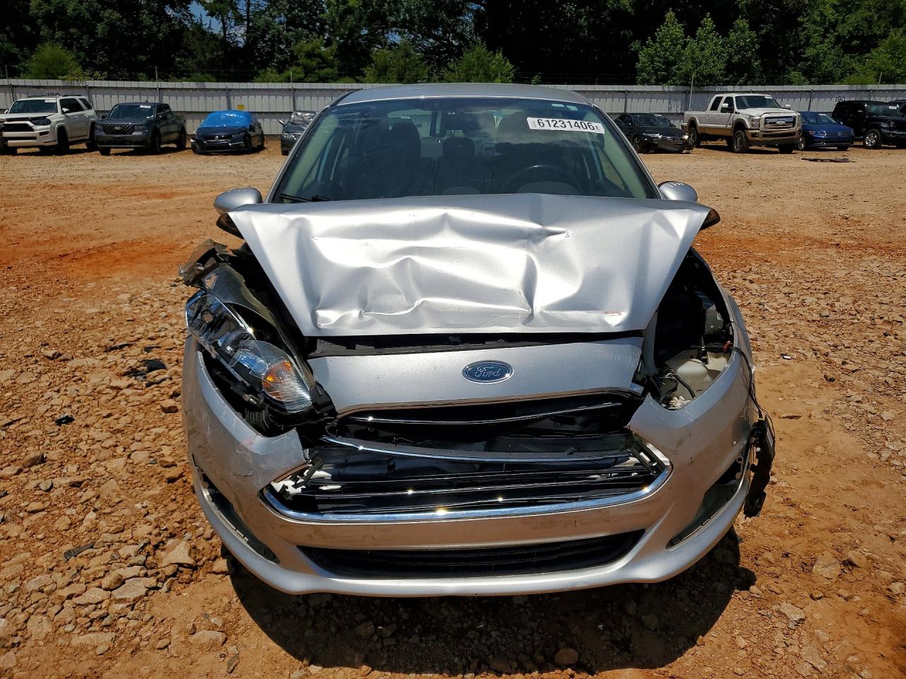 2014 Ford Fiesta Se Silver vin: 3FADP4BJXEM130999