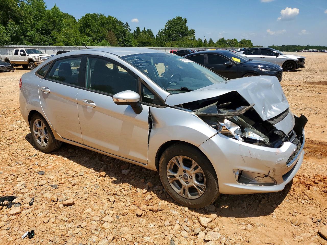 2014 Ford Fiesta Se Silver vin: 3FADP4BJXEM130999