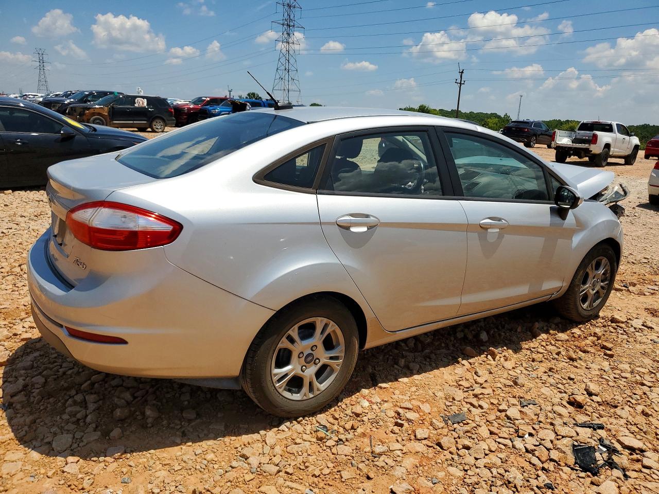 2014 Ford Fiesta Se Silver vin: 3FADP4BJXEM130999