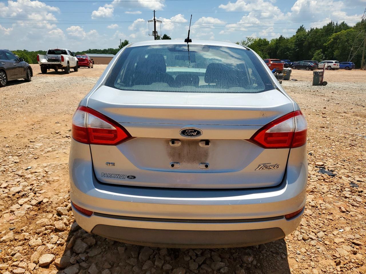 2014 Ford Fiesta Se Silver vin: 3FADP4BJXEM130999