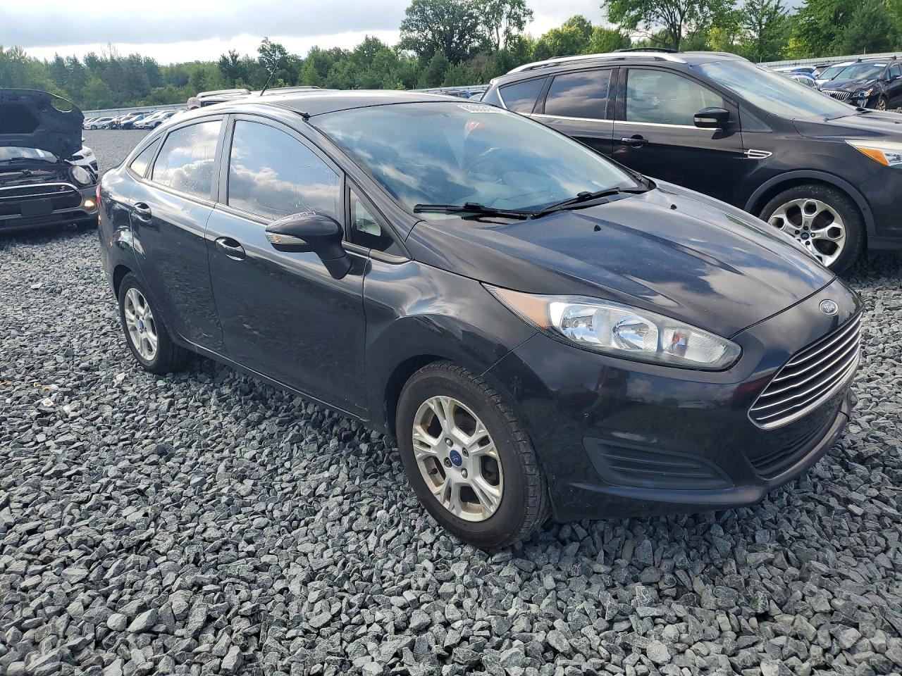 2014 Ford Fiesta Se Black vin: 3FADP4BJXEM136821