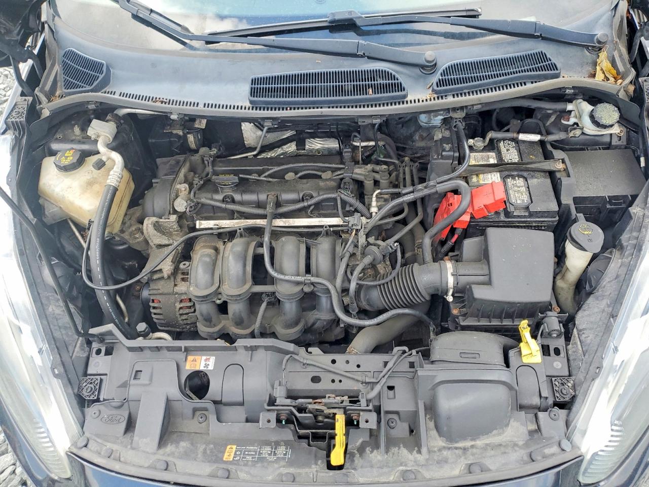 2014 Ford Fiesta Se Black vin: 3FADP4BJXEM136821