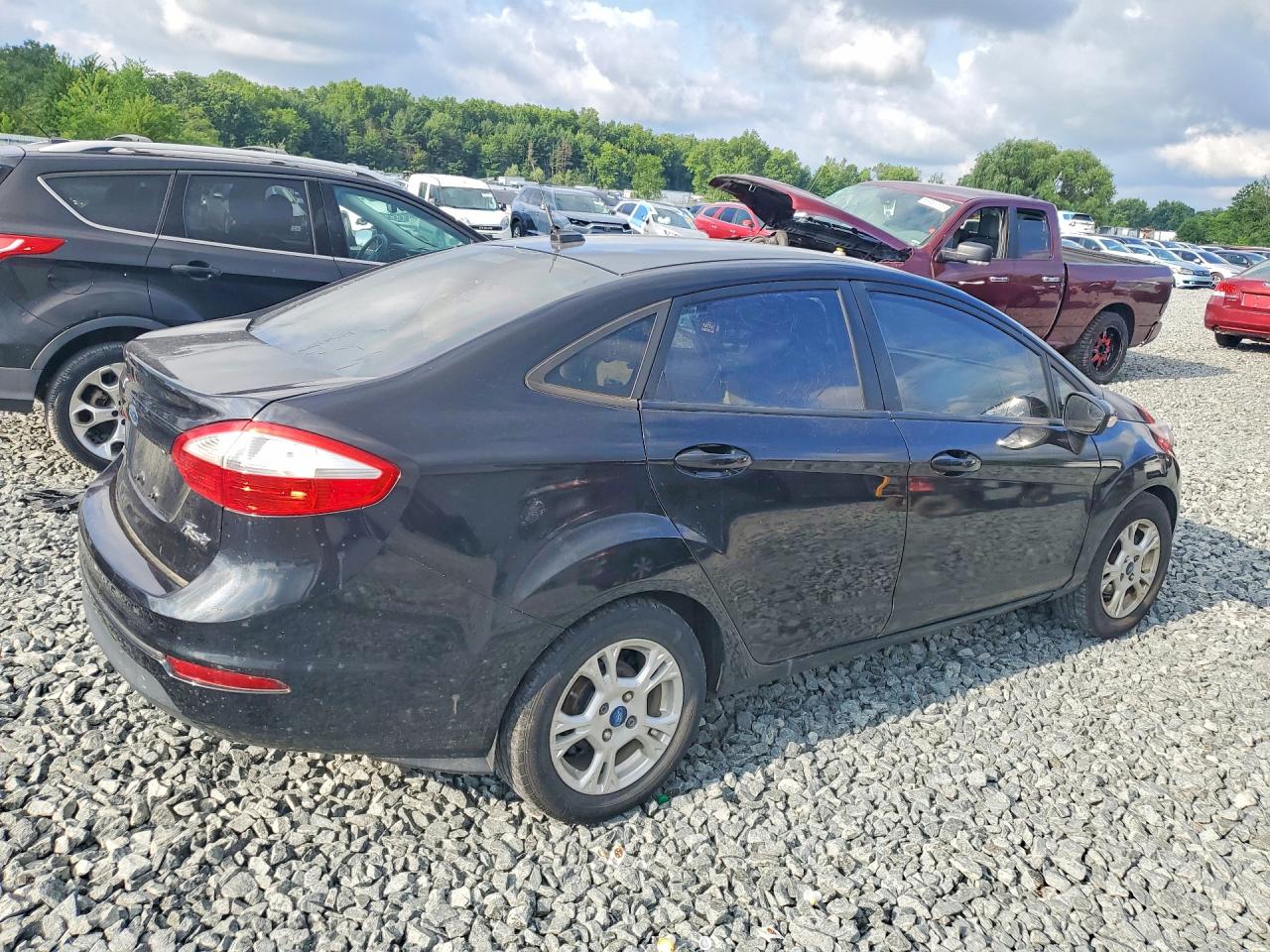2014 Ford Fiesta Se Black vin: 3FADP4BJXEM136821