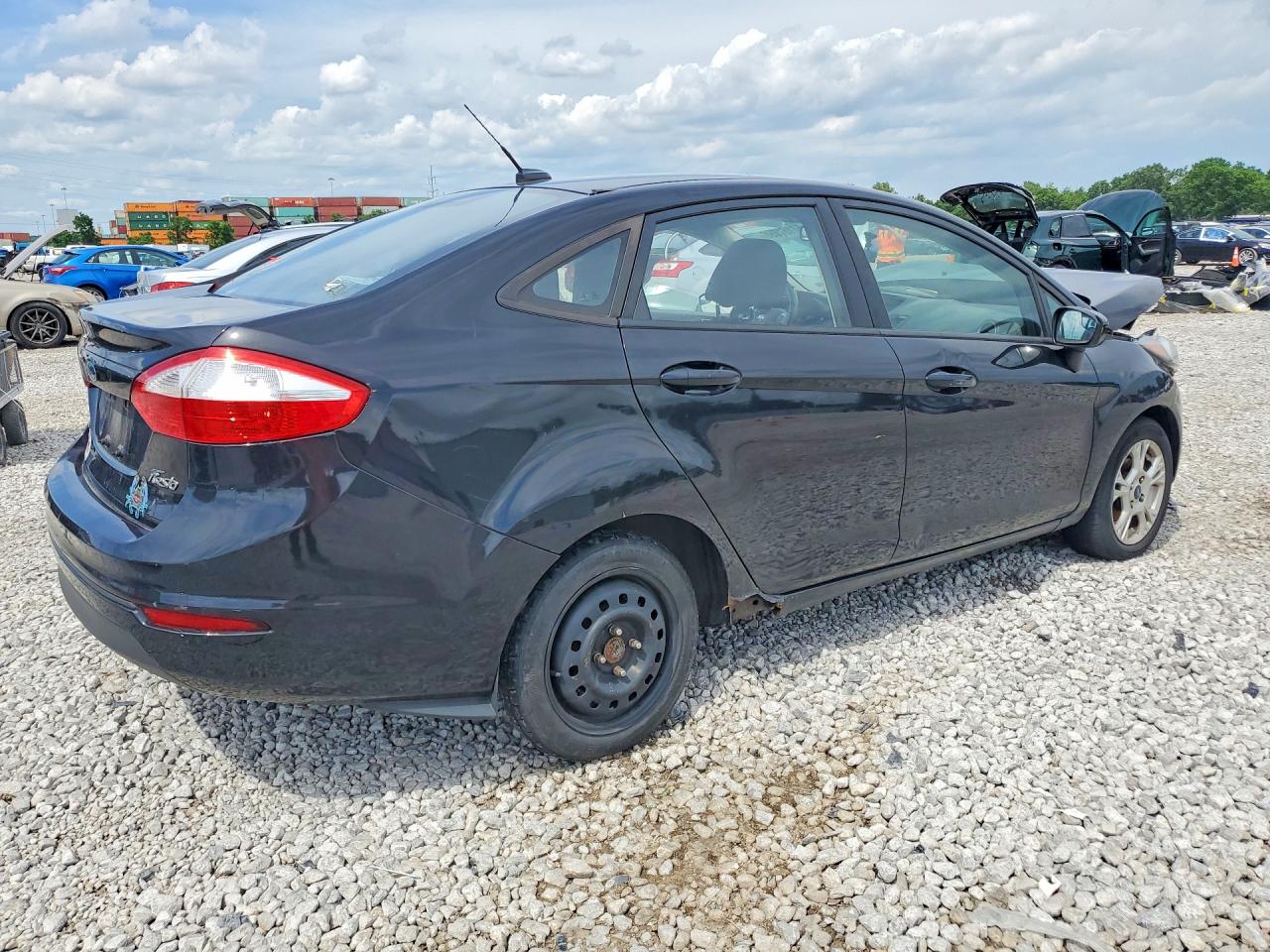 2014 Ford Fiesta Se Black vin: 3FADP4BJXEM145065