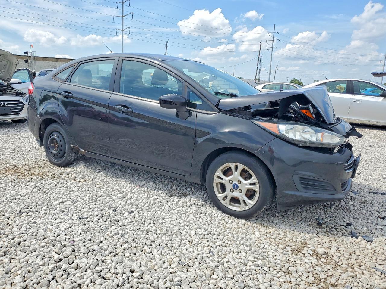2014 Ford Fiesta Se Black vin: 3FADP4BJXEM145065